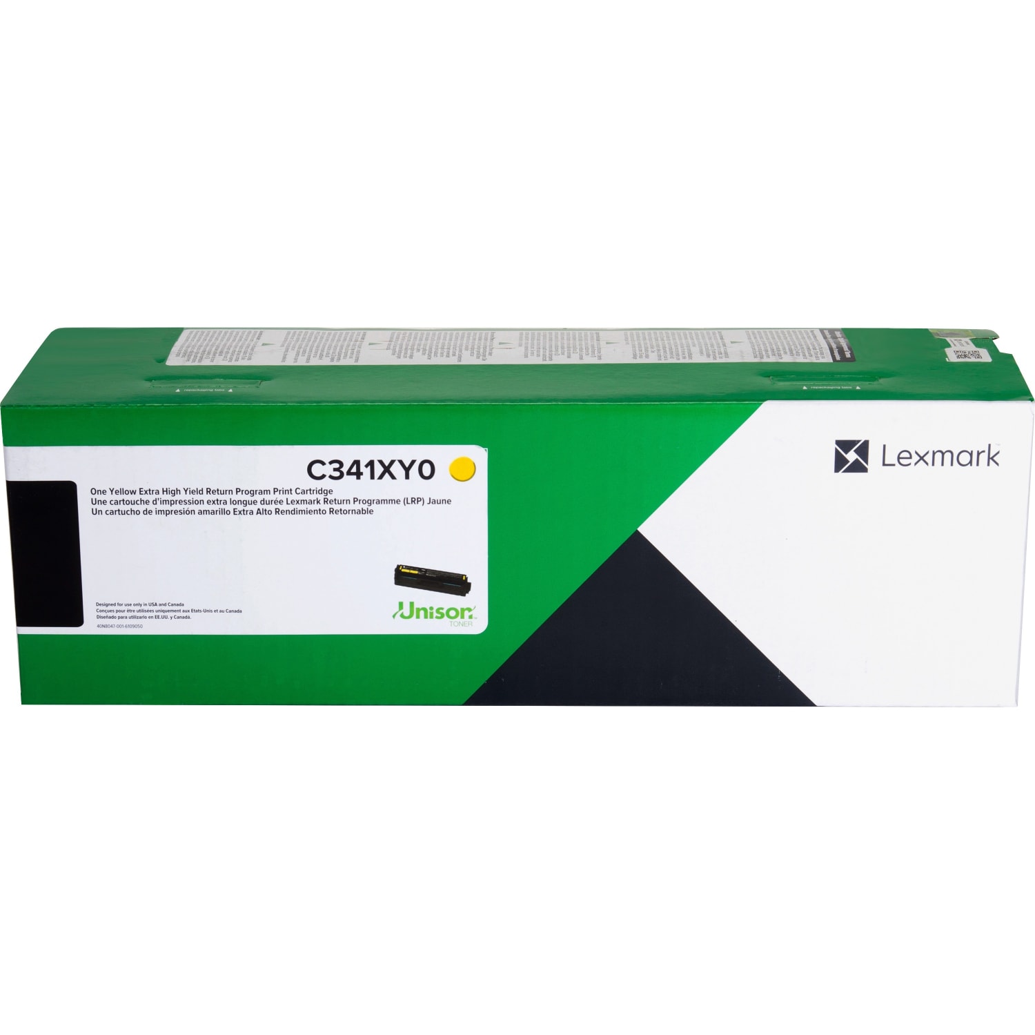 Lexmark Unison Original Toner Cartridge - Yellow - Laser - Extra High Yield - 4500 Pages - 1 Each - Image 3