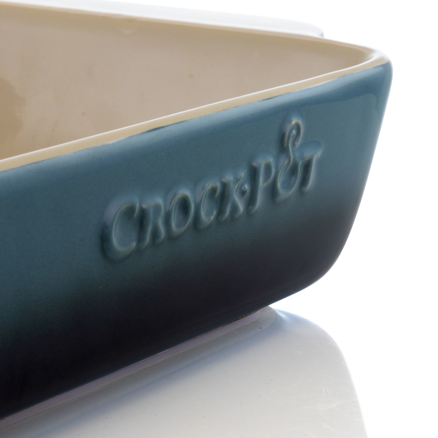 Crock-Pot Artisan 4-Quart Stoneware Pan, Blue - Image 4
