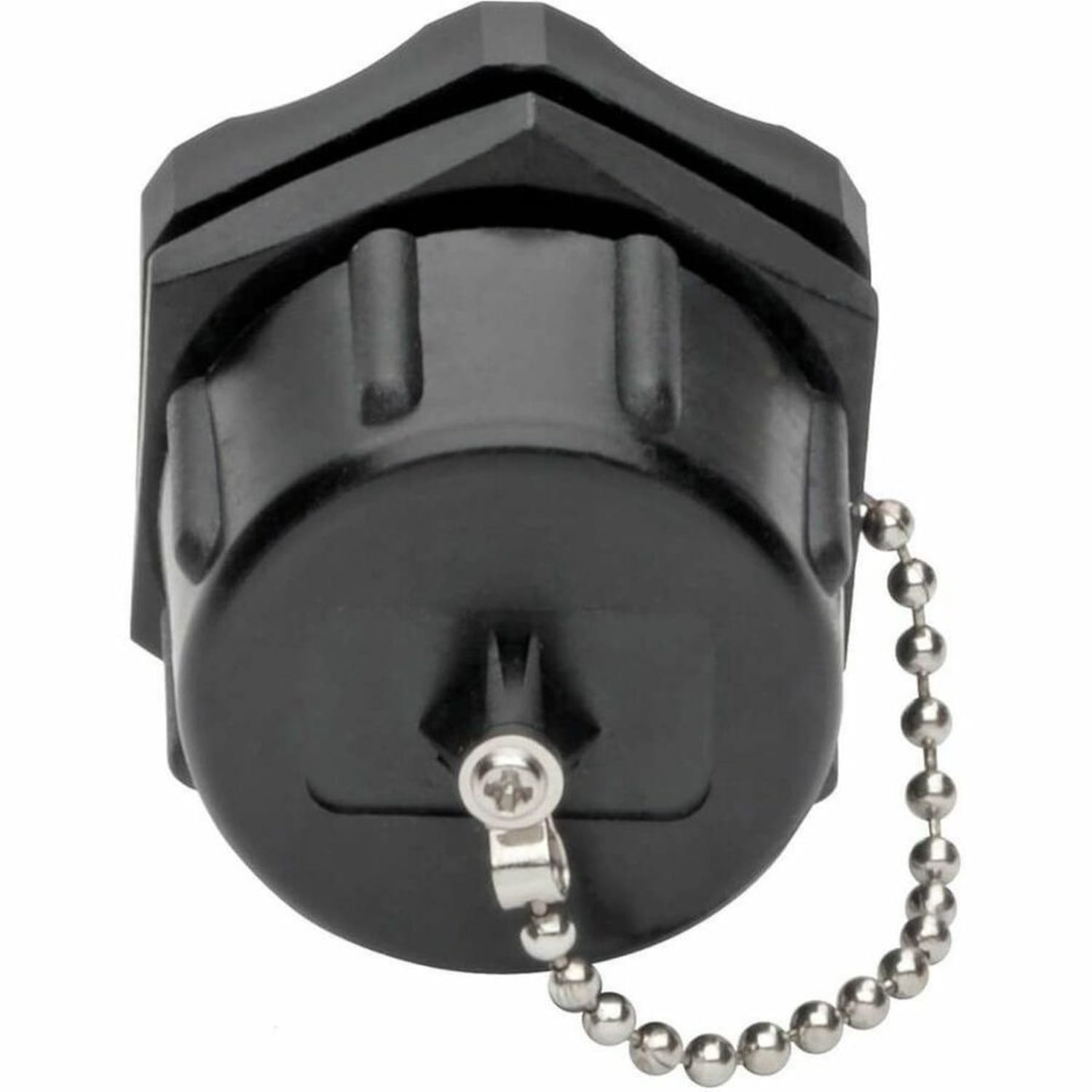 Eaton Tripp Lite Series RJ45 Bulkhead Coupler for Cat5/Cat6, Female to Female, Shielded, Industrial, Dust Cap - IP68, TAA - Modular insert (coupling) - outdoor - CAT 6 - RJ-45 - black - TAA Compliant - Image 3