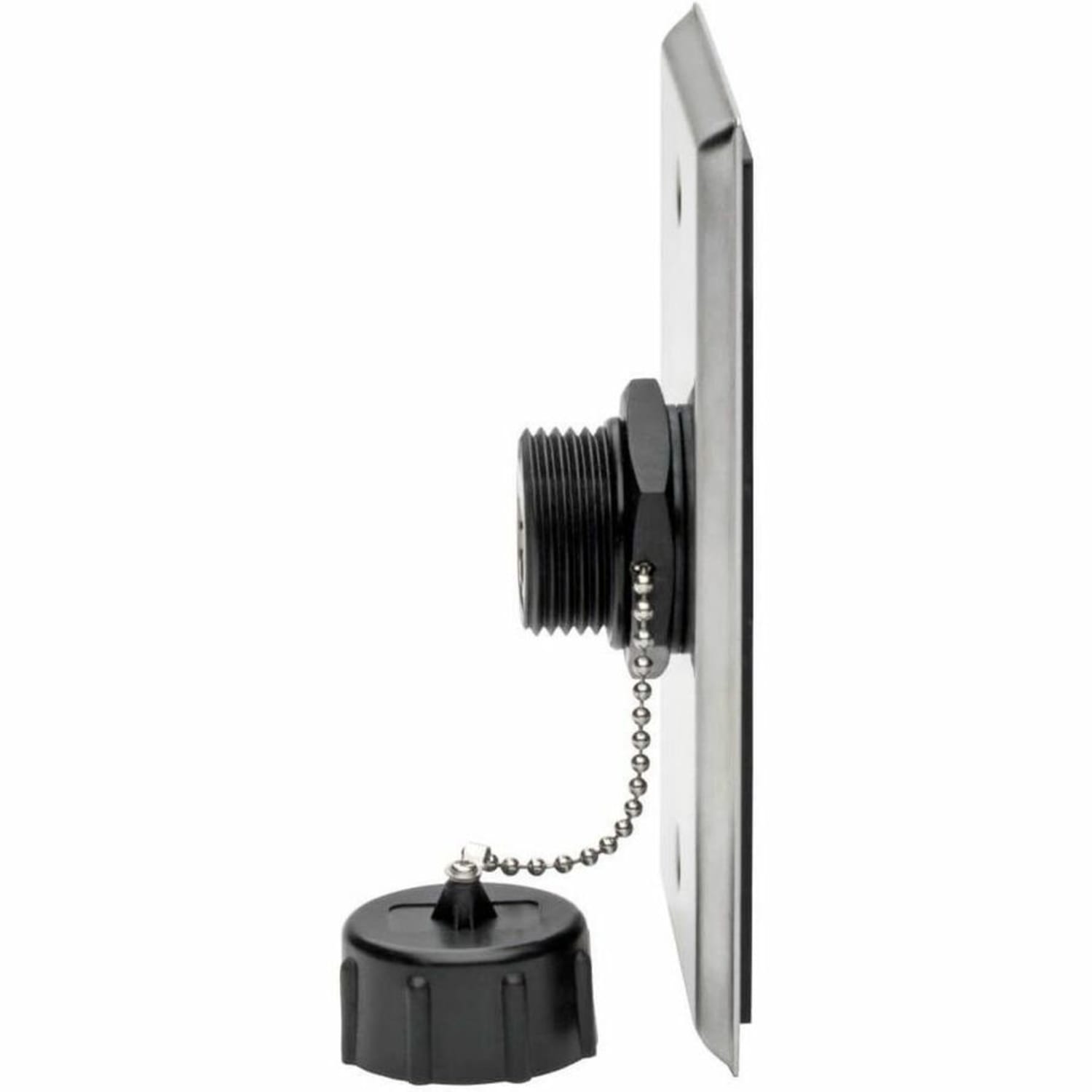Eaton Tripp Lite Series RJ45 Bulkhead Coupler for Cat5/Cat6, Female to Female, Shielded, Industrial, Dust Cap - IP68, TAA - Modular insert (coupling) - outdoor - CAT 6 - RJ-45 - black - TAA Compliant - Image 5