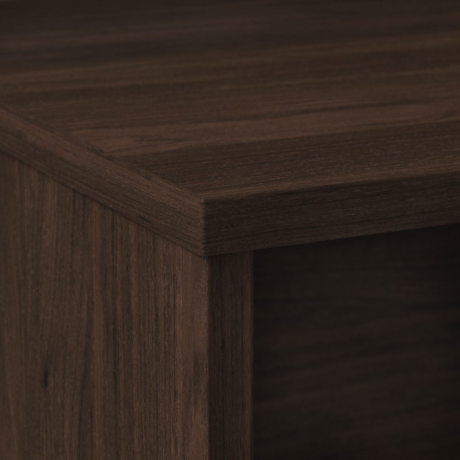 Bush Business Furniture Studio C 42inW Desk Return, Black Walnut, Standard Delivery - Image 4
