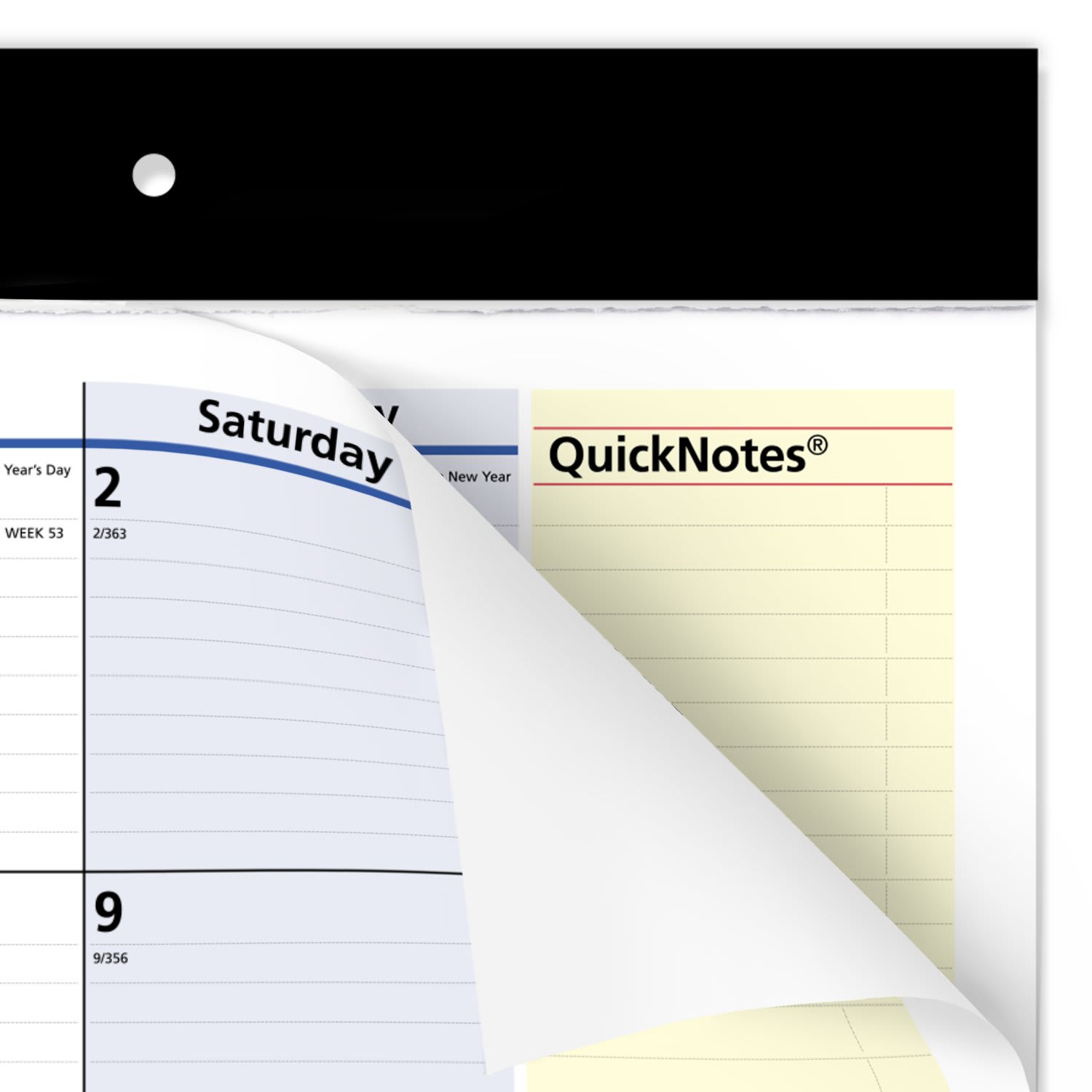 AT-A-GLANCE QuickNotes 2027 Monthly Desk Pad Calendar, Standard, 21 3/4in x 17in - Image 6
