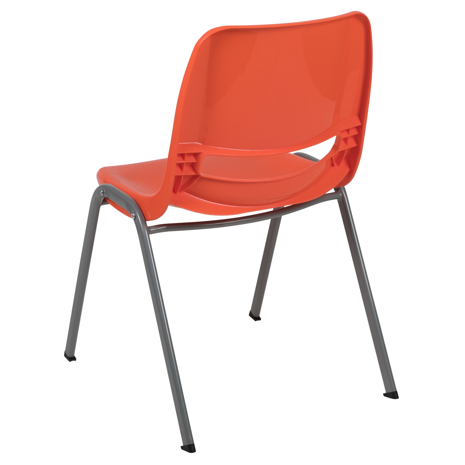 Flash Furniture HERCULES Series Ergonomic Shell Stack Chairs, Orange, Set Of 5 Chairs - Image 7
