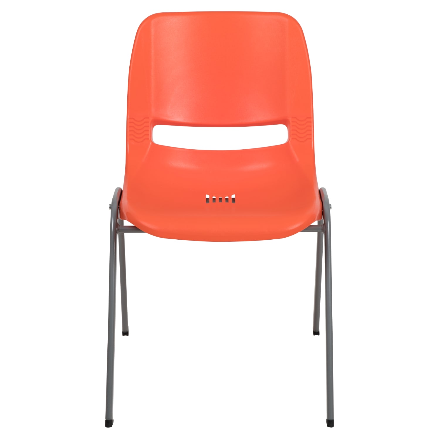Flash Furniture HERCULES Series Ergonomic Shell Stack Chairs, Orange, Set Of 5 Chairs - Image 10