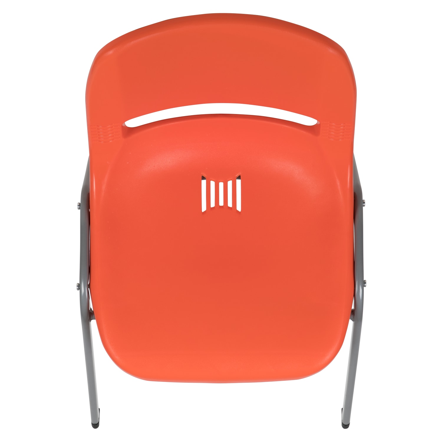 Flash Furniture HERCULES Series Ergonomic Shell Stack Chairs, Orange, Set Of 5 Chairs - Image 11