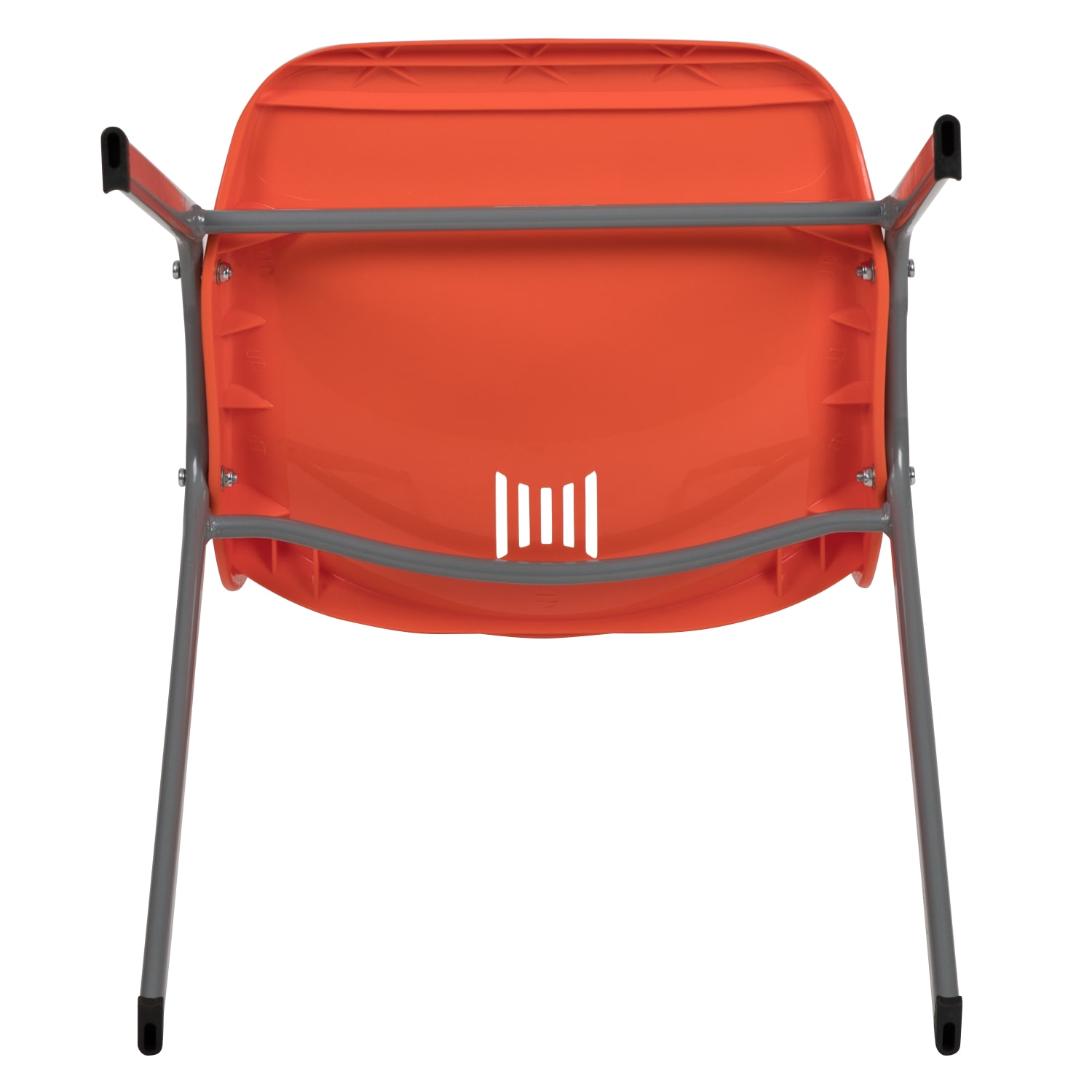 Flash Furniture HERCULES Series Ergonomic Shell Stack Chairs, Orange, Set Of 5 Chairs - Image 12
