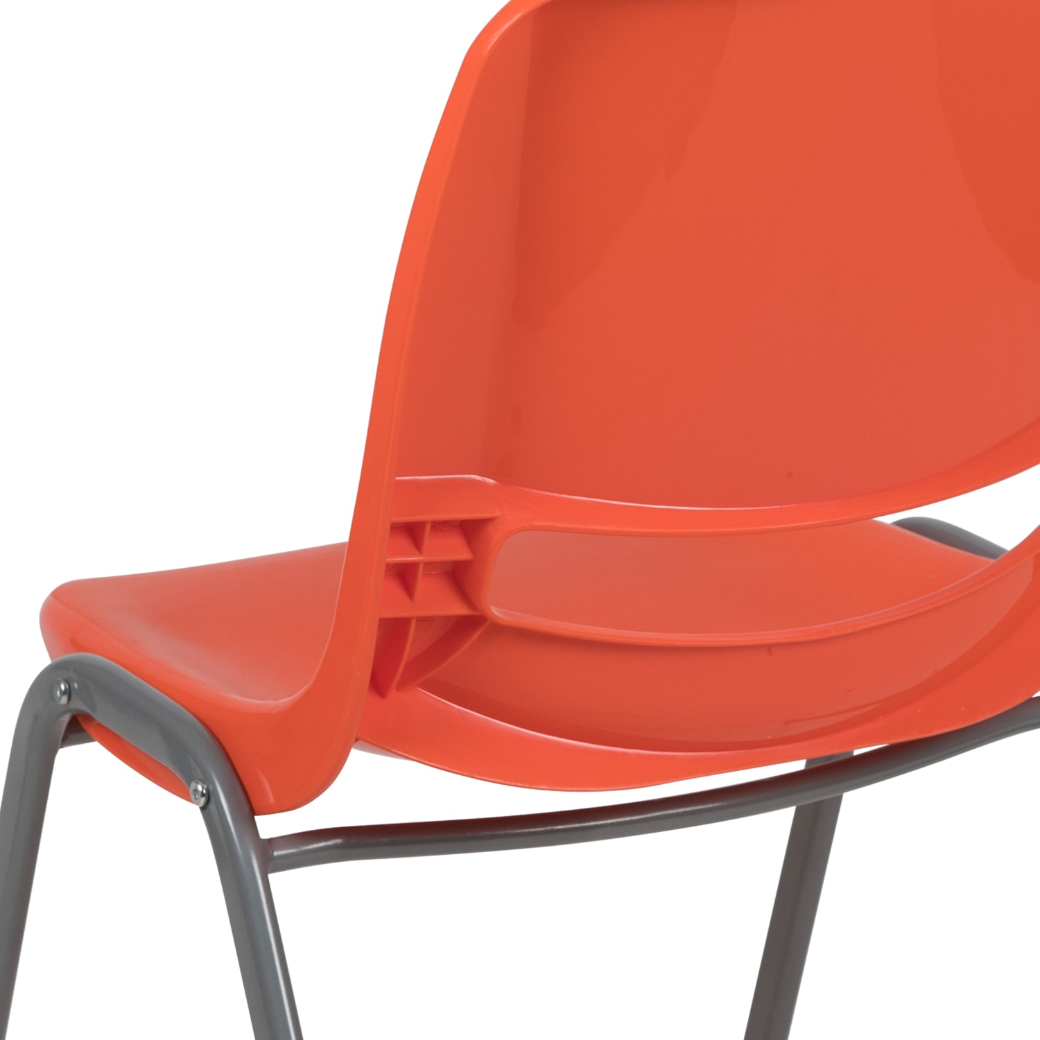 Flash Furniture HERCULES Series Ergonomic Shell Stack Chairs, Orange, Set Of 5 Chairs - Image 13