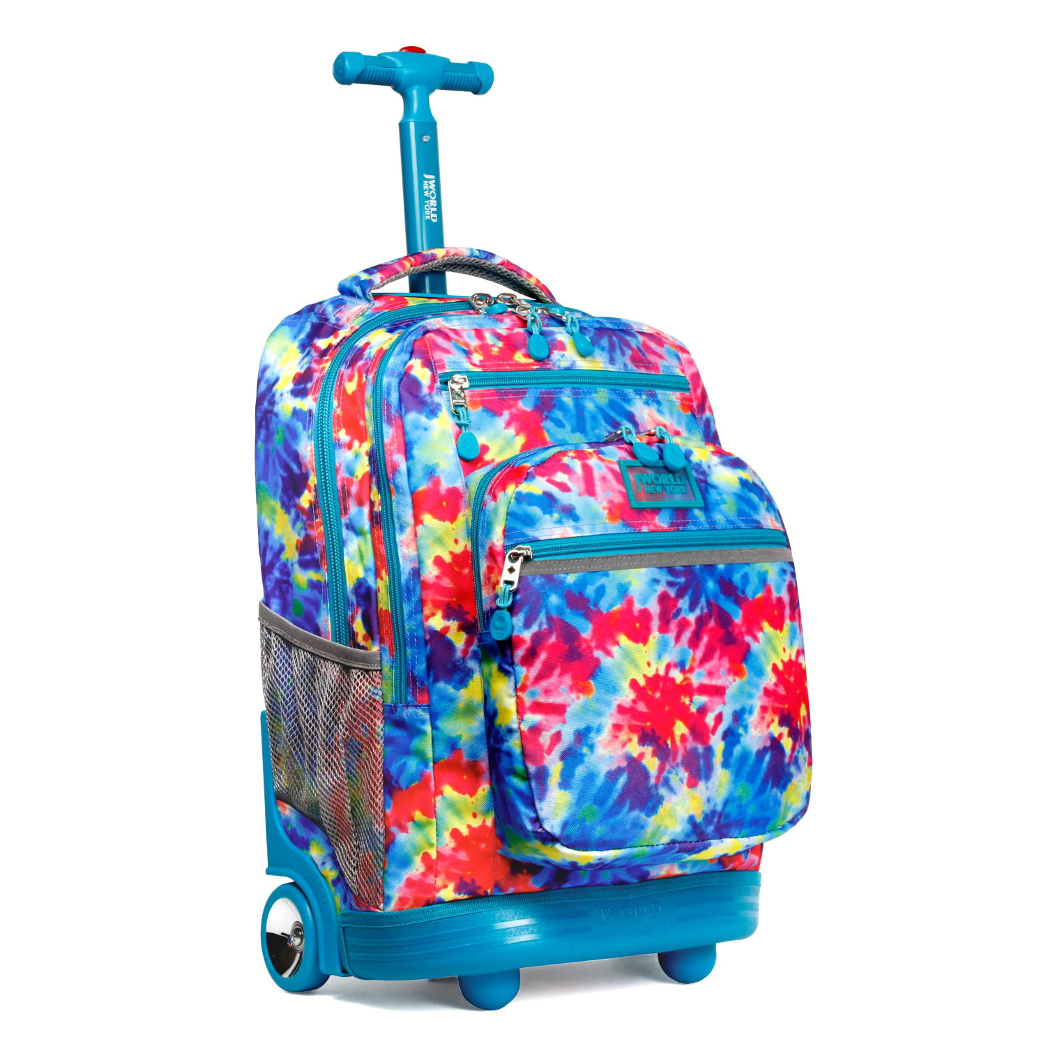 J World Sundance Rolling Backpack With 15.6in Laptop Pocket, Tie Dye - Image 3