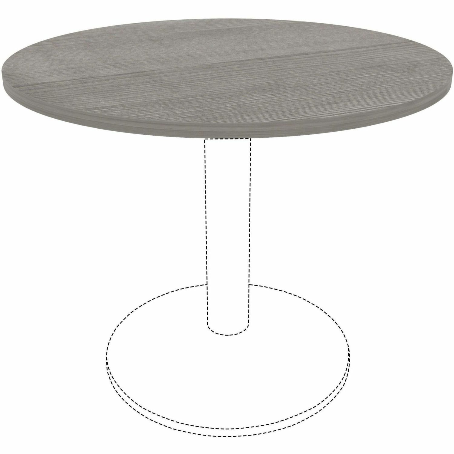 Lorell Hospitality/Conference Tabletop, x 36in Diameter, Weathered Charcoal, 69600 - Image 3