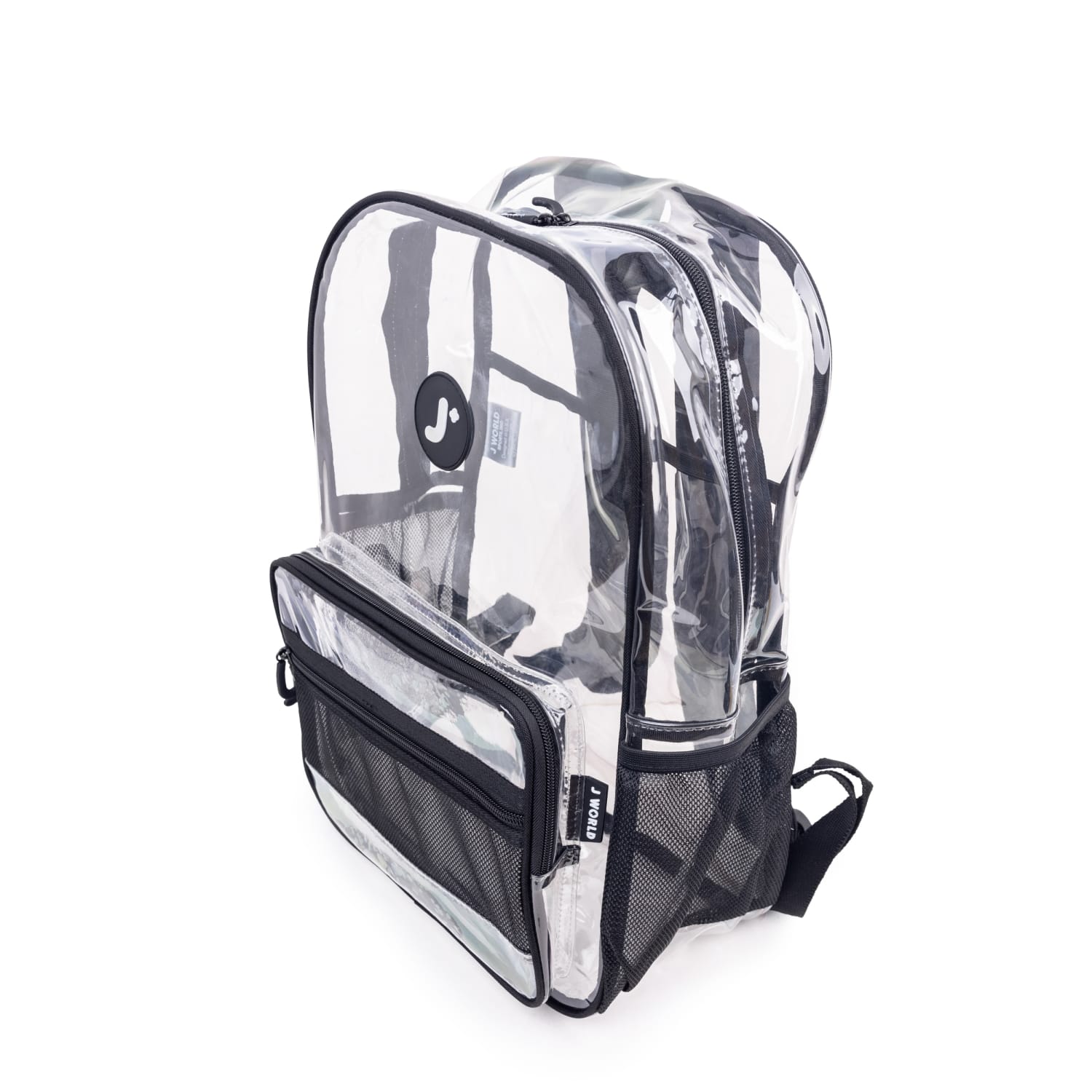 J World Laptop Backpack With 16.1in Laptop Pocket, Clear - Image 4