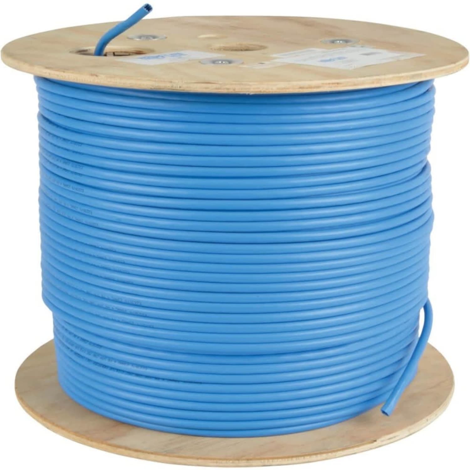 Eaton Tripp Lite Series Cat5e 350 MHz Solid Core (UTP) PVC Bulk Ethernet Cable - Blue, 1000 ft. (304.8 m), TAA - N02201KBL