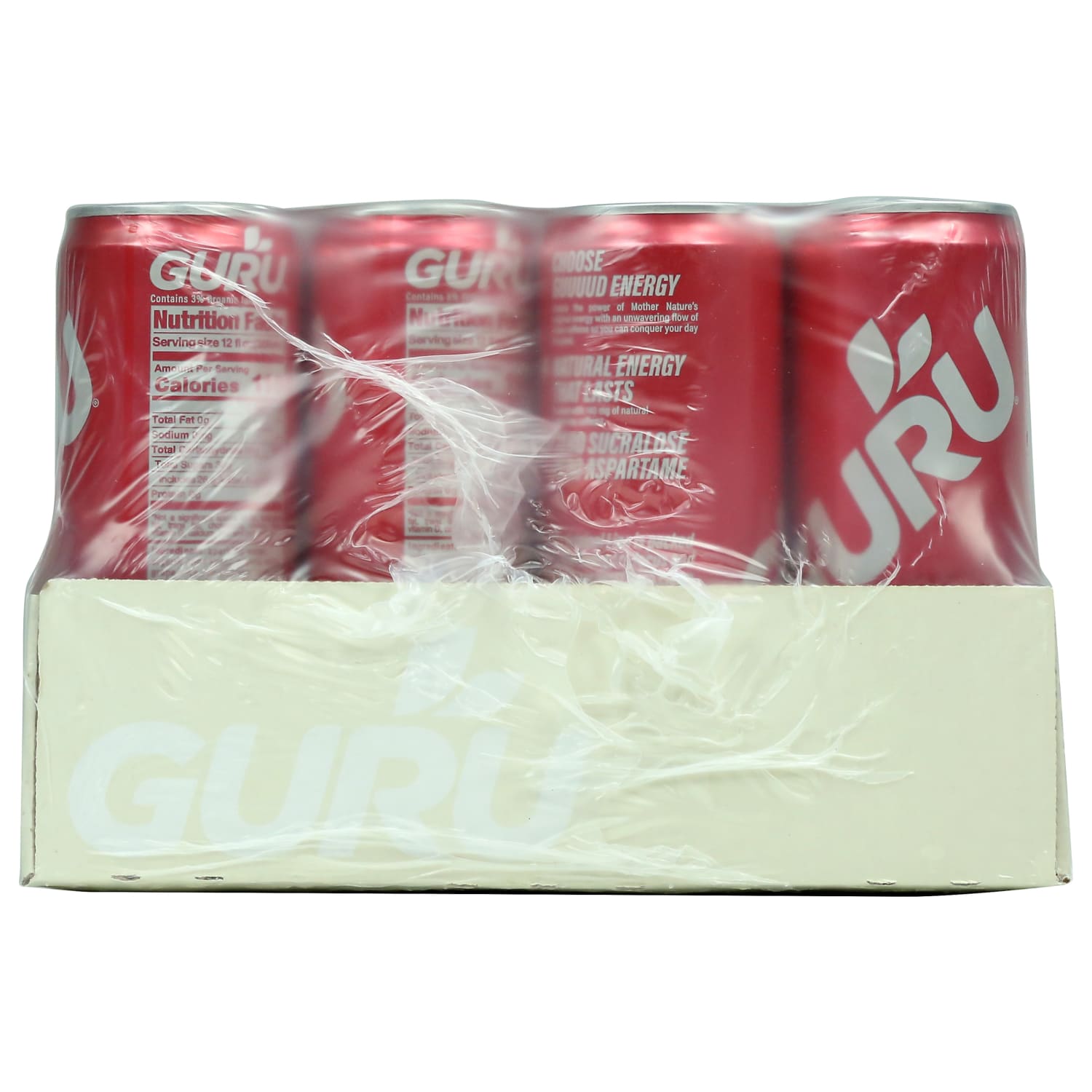 Guru Organic Energy Drinks, Original, 12 Oz, Total Qty 24 - Image 4