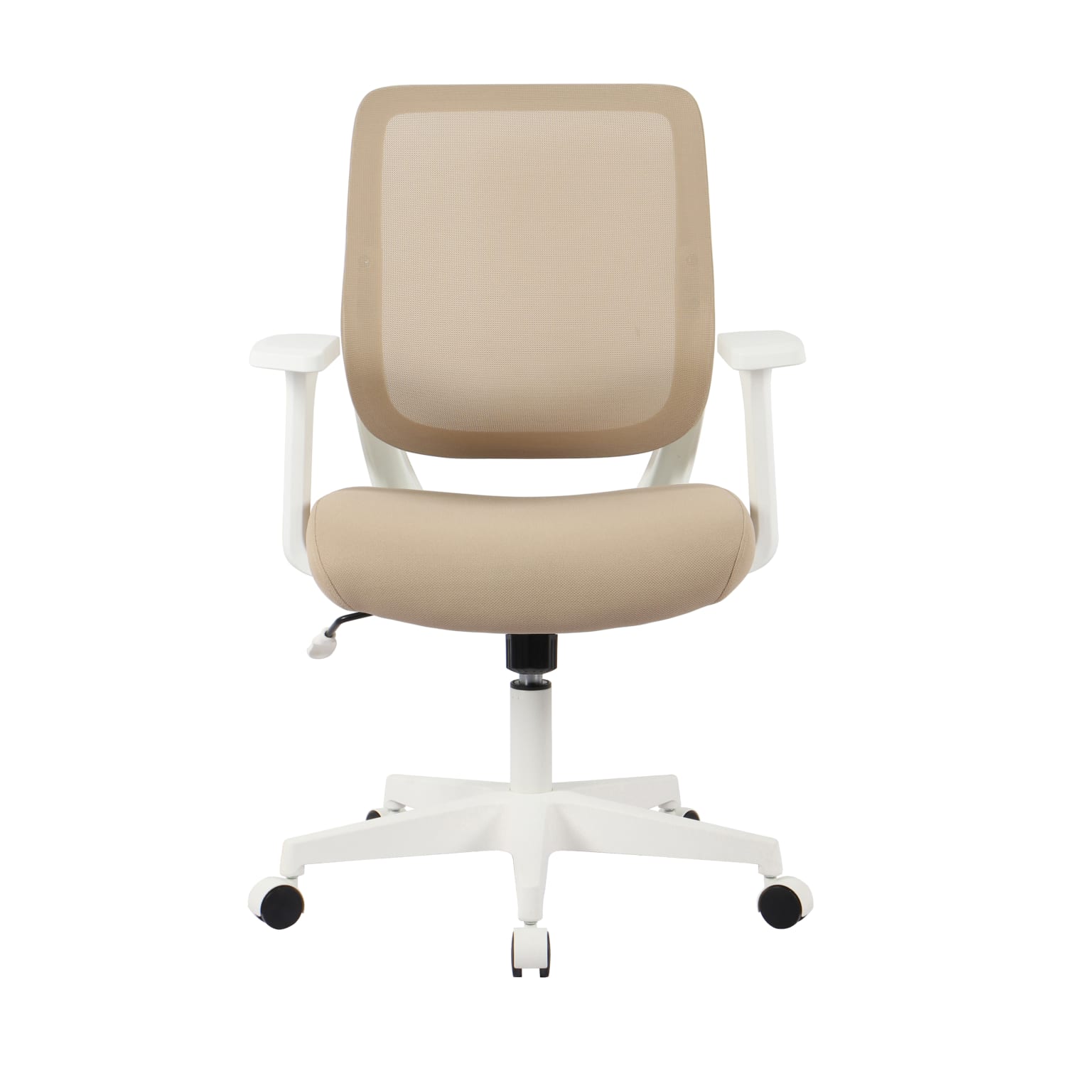 Realspace Sensi Mesh/Fabric Low-Back Task Chair, Oatmeal/White, BIFMA Compliant - Image 8
