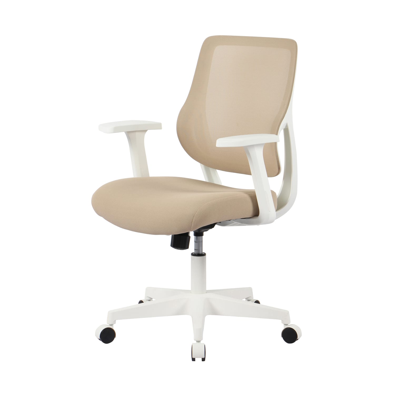 Realspace Sensi Mesh/Fabric Low-Back Task Chair, Oatmeal/White, BIFMA Compliant - Image 9