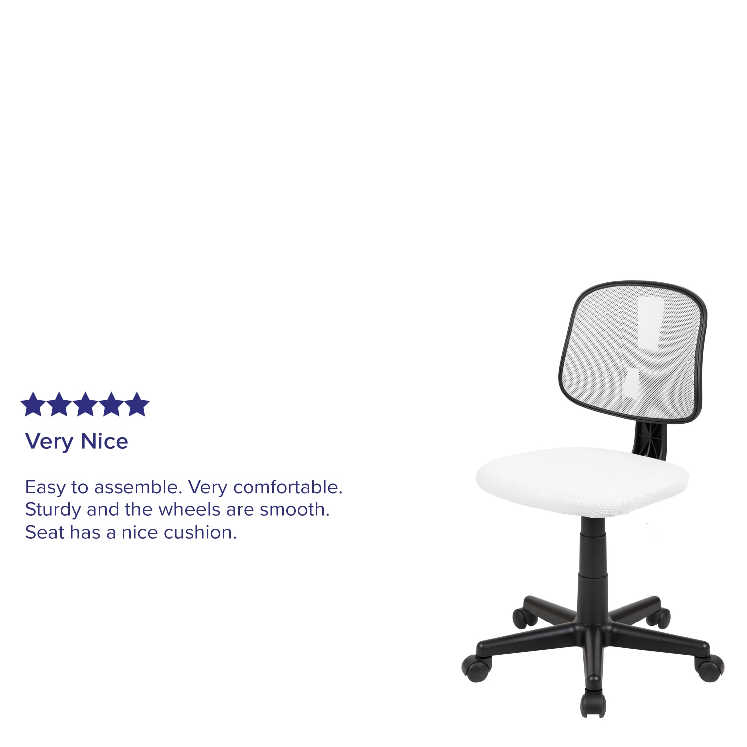 Flash Furniture Flash Fundamentals Mesh MidBack Swivel Task Office Chair With Pivot Back WhiteBlack PopularChairscom Flash Furniture Flash Fundamentals Mesh Mid Back Swivel Task Office Chair With Pivot Back WhiteBlack PopularChairscom