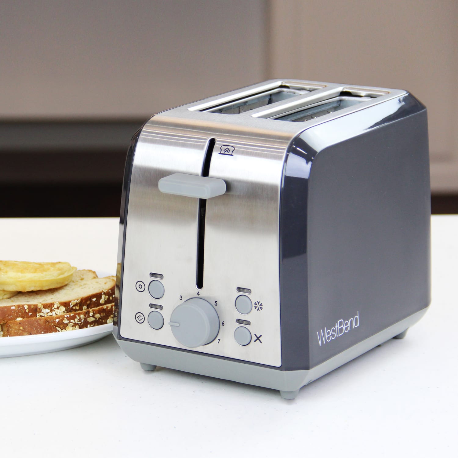 West Bend 2-Slice Toaster, Black, 78823 - Image 3
