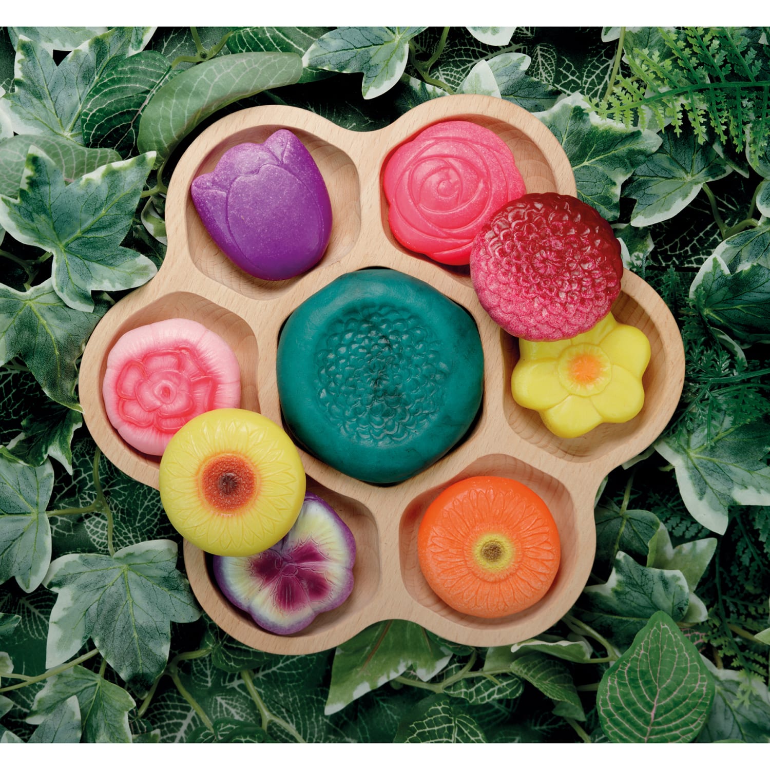 Yellow Door Sensory Stones, Flowers, Set Of 8 Stones - Image 6