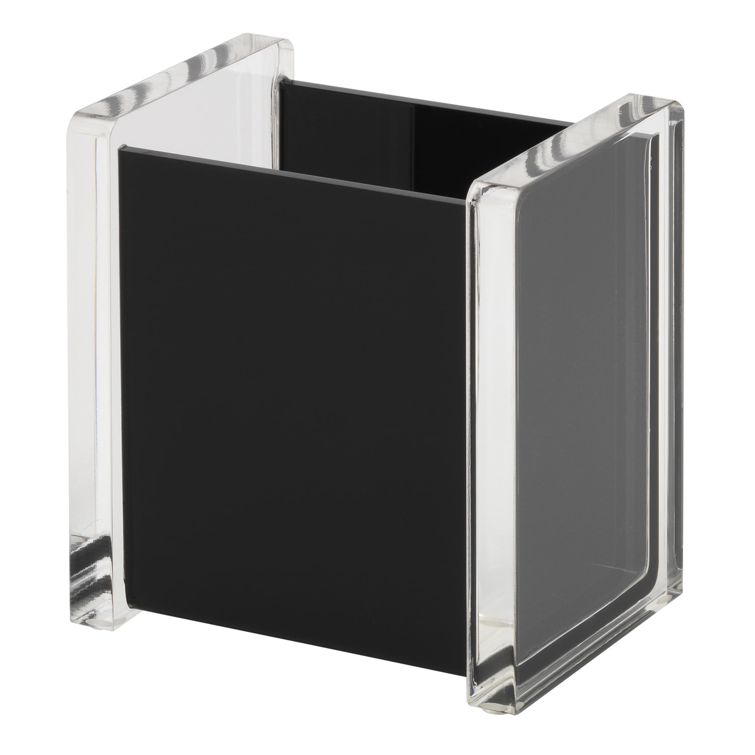Realspace Black Acrylic Pencil Cup - Image 4
