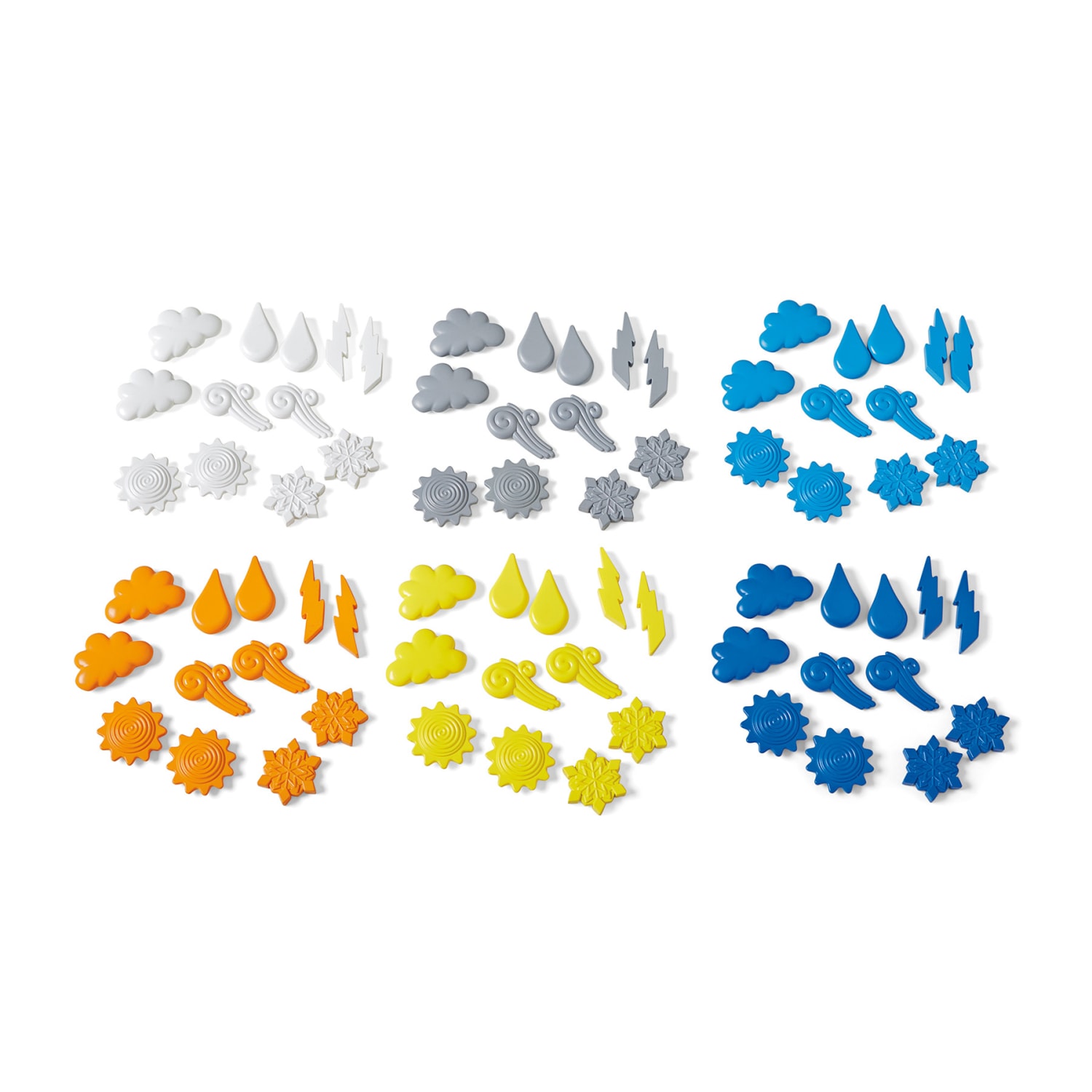 Hand2Mind Explore The Weather Counters, Multicolor, Pre-K - 3 - Image 5