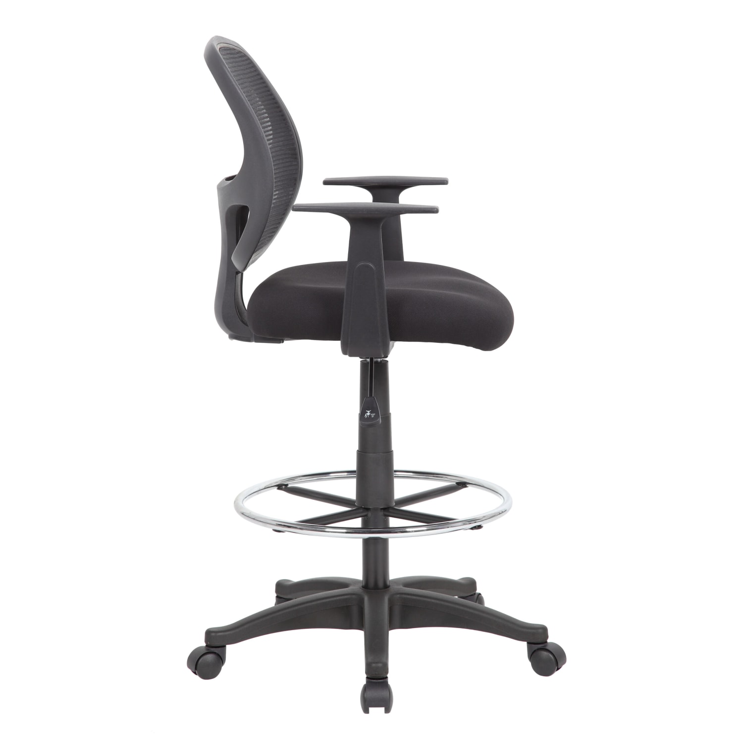 Boss Office Products CommercialGrade Mesh Stool With Back Black PopularChairscom Boss Office Products Commercial Grade Mesh Stool With Back Black PopularChairscom
