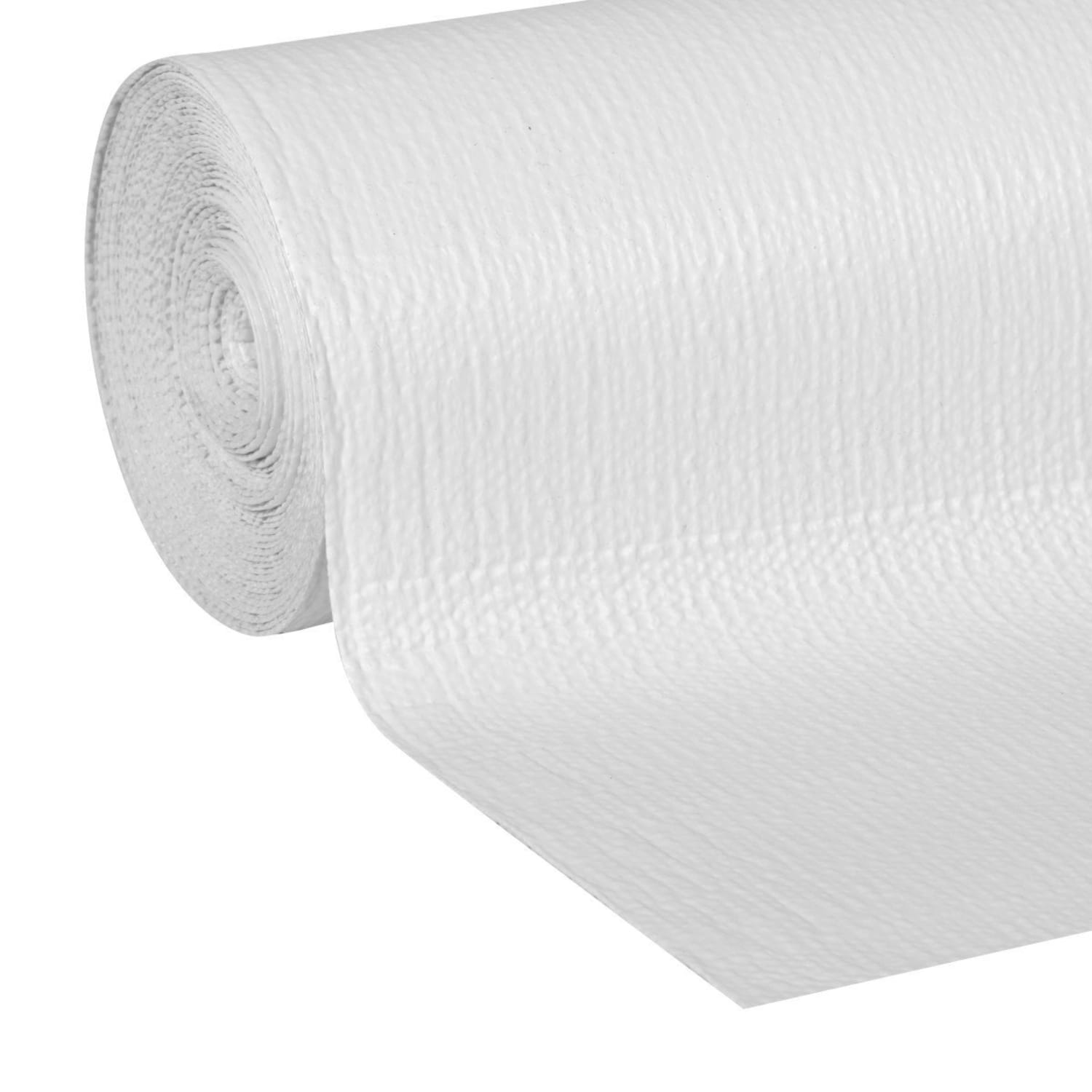 Duck Brand 855145 Smooth Top EasyLiner Non-Adhesive Shelf And Drawer Liner, 12in x 20ft, White, Pack Of 2 Rolls - Image 3