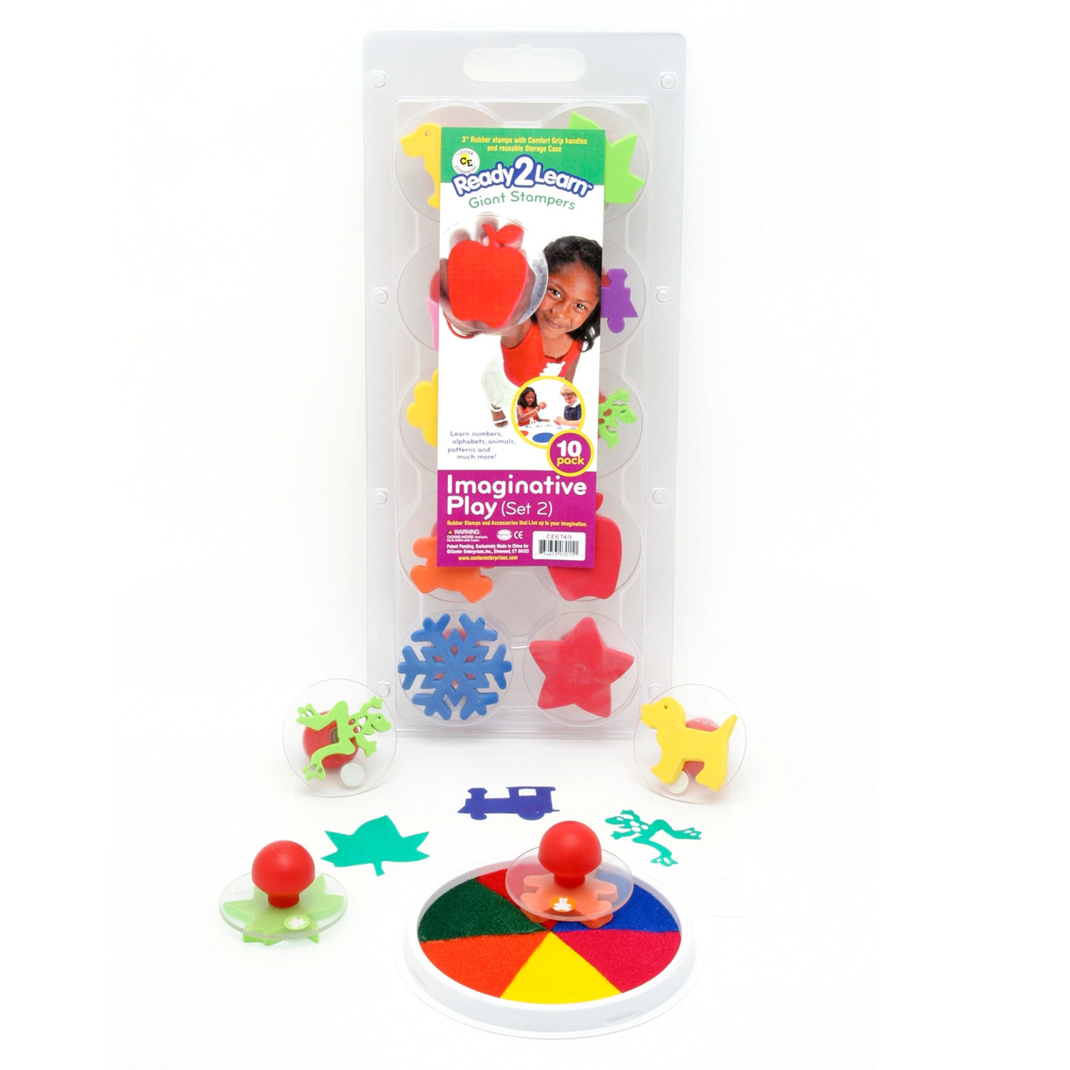 READY 2 LEARN Giant Stampers, Imaginative Play, Set 2, Set Of 10 - Image 3