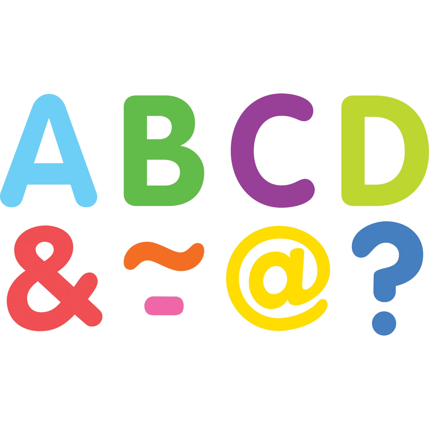 Teacher Created Resources 2in Magnetic Letters, Colorful Classic, 87 Pieces Per Pack, Set Of 3 Packs - Image 3