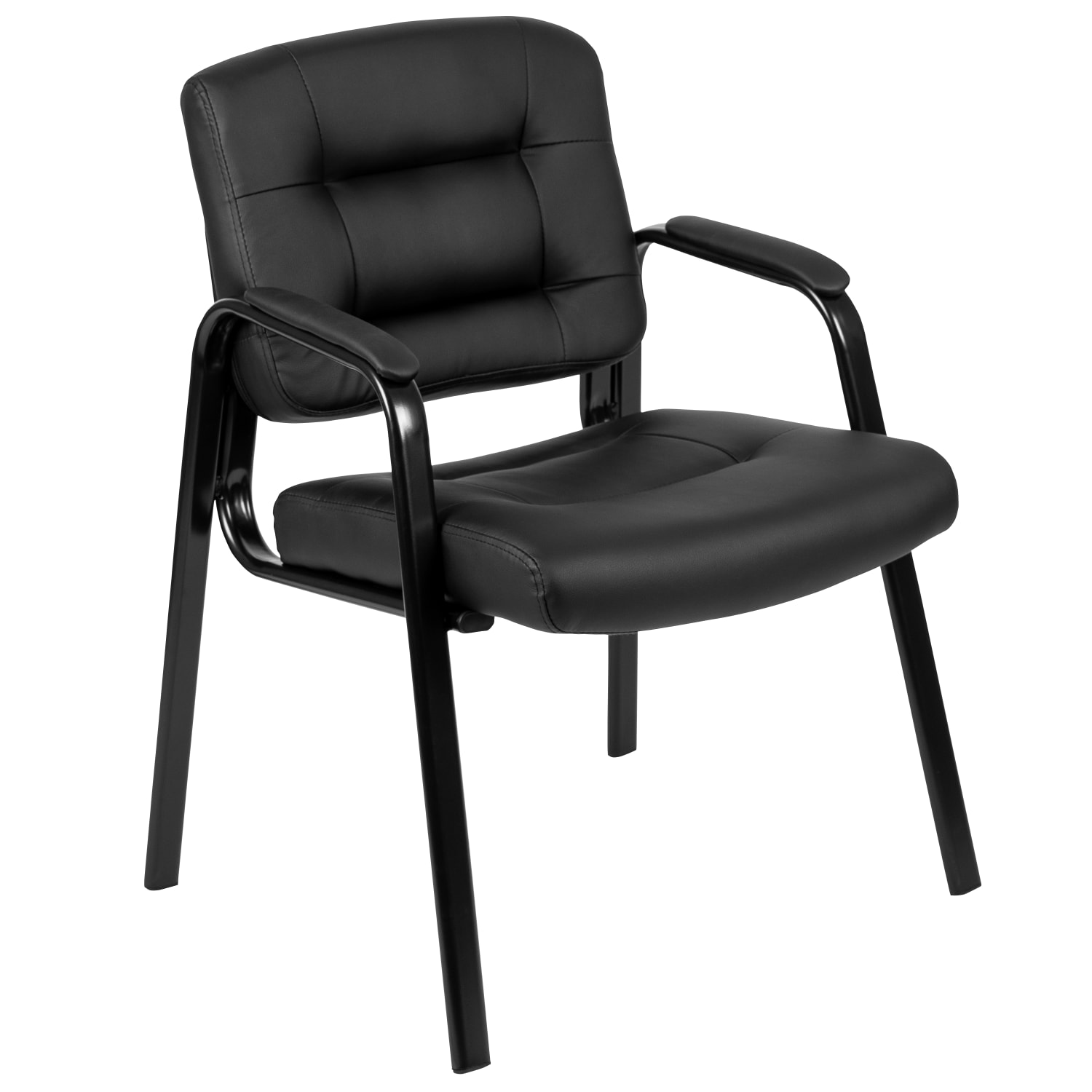 Flash Furniture Flash Fundamentals Executive Reception Chair Black PopularChairscom