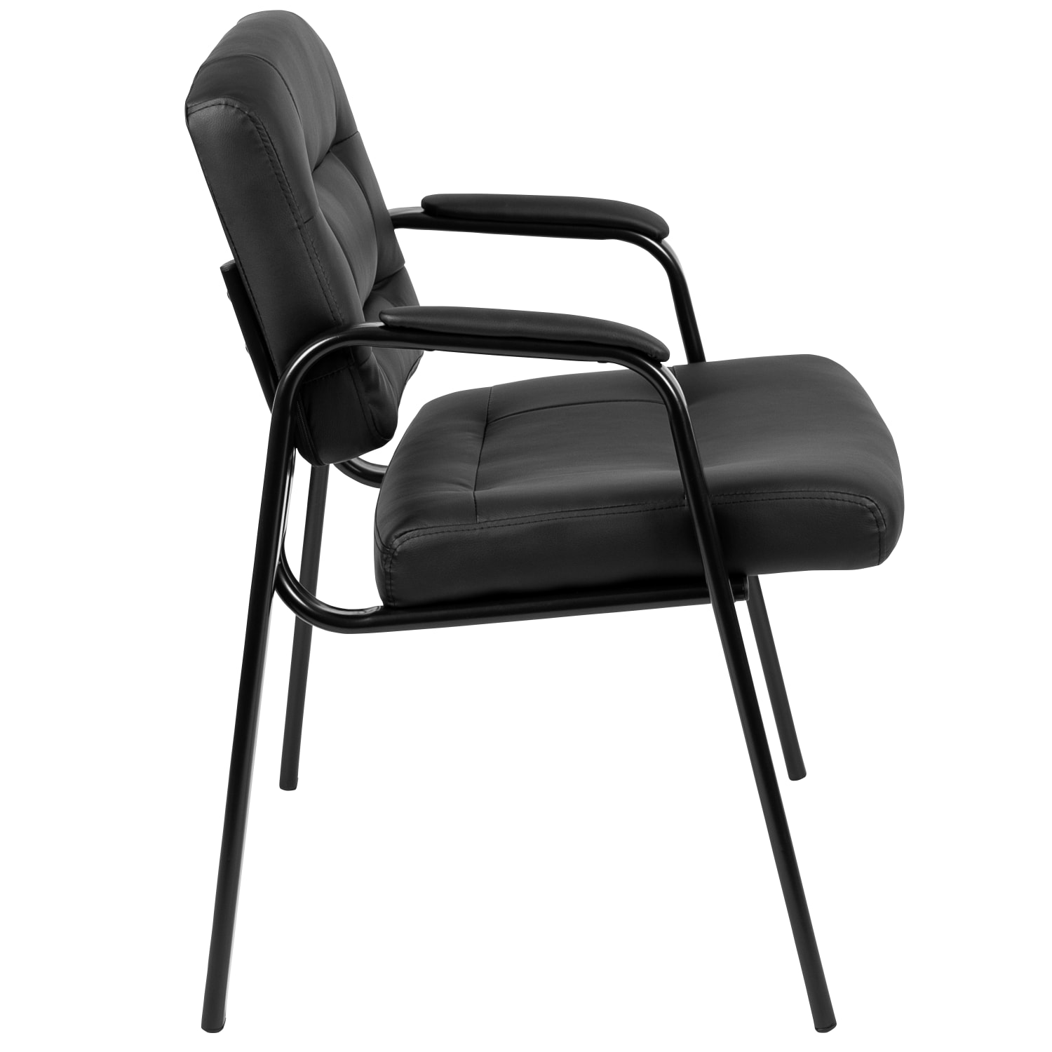 Flash Furniture Flash Fundamentals Executive Reception Chair Black PopularChairscom