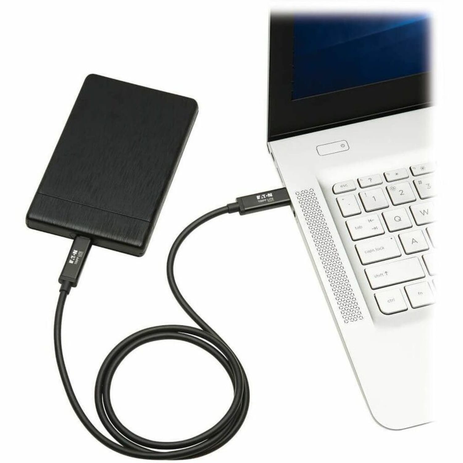 Tripp Lite Thunderbolt 3 Cable 20 Gbps Passive 5A 100W PD 4K USB C M/M 1.5M - First End: 1x USB Type C Male Thunderbolt 3 - MTB301M55AB - Image 5