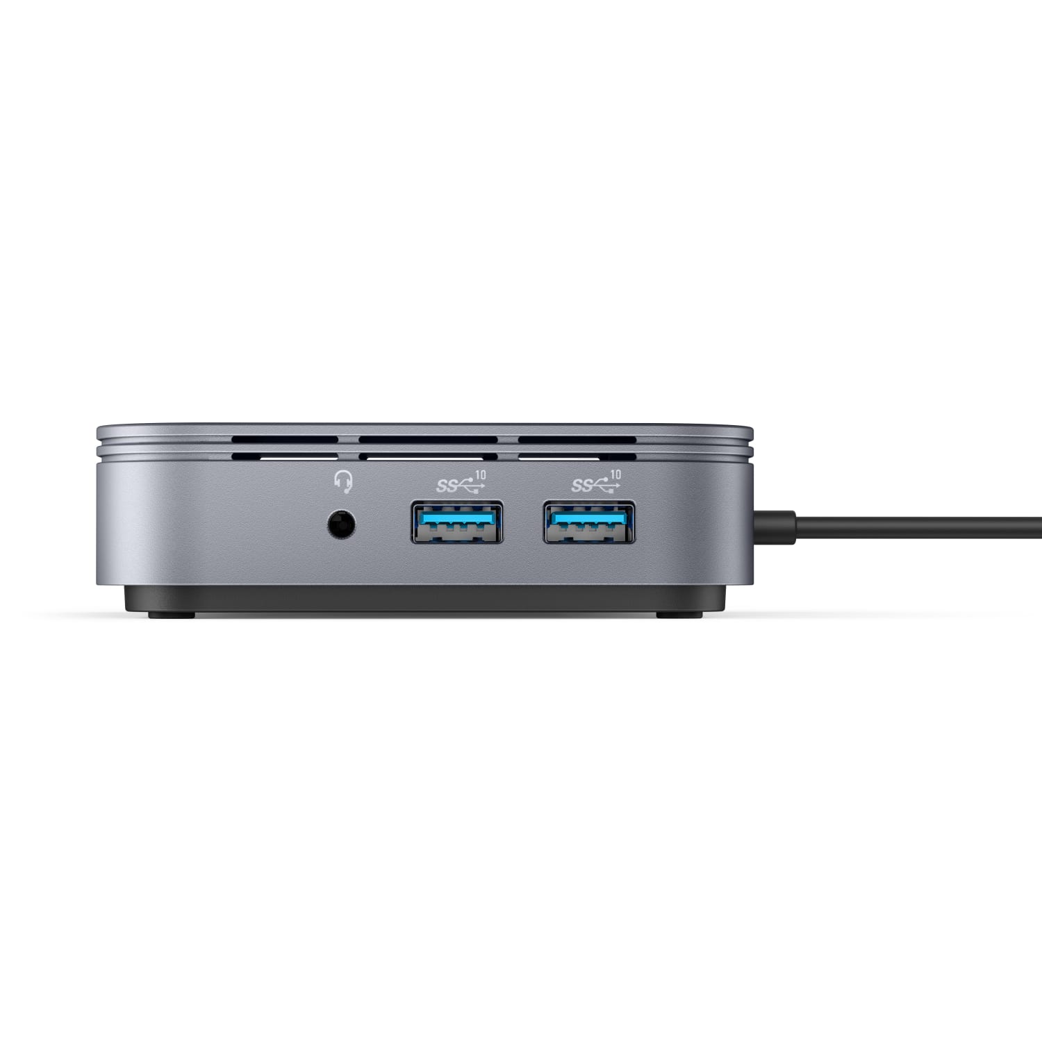 Hyper HyperDrive Thunderbolt 3 Mobile Dual Monitor Dock, 3-15/16inH x 3-15/16inW x 63/64inD, HDTB3TD-GL - Image 4