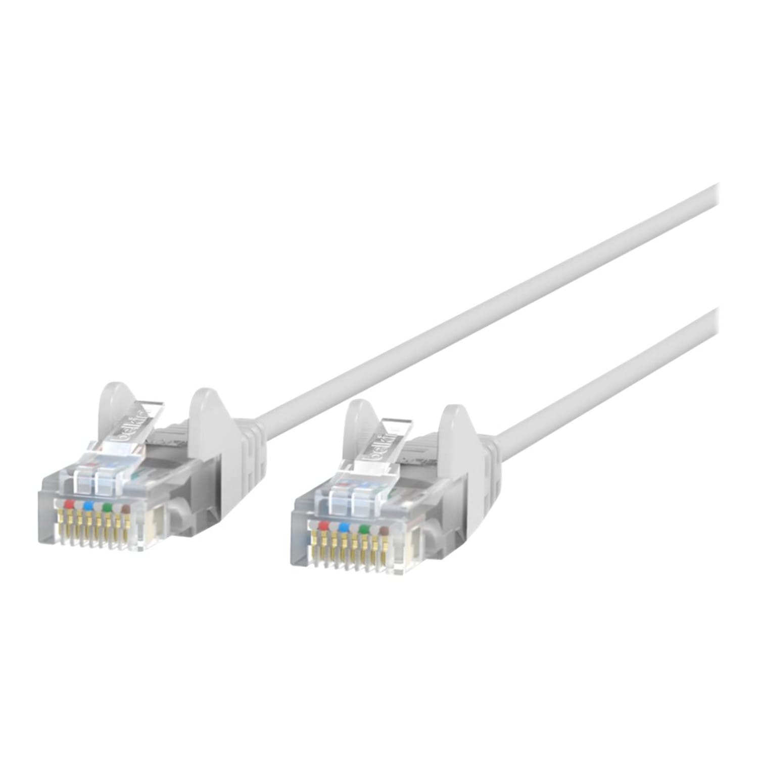 Belkin CAT6 Slim Gigabit Snagless UTP Ethernet Cable - 2 ft Category 6 Network Cable  - CE001B02WHTS