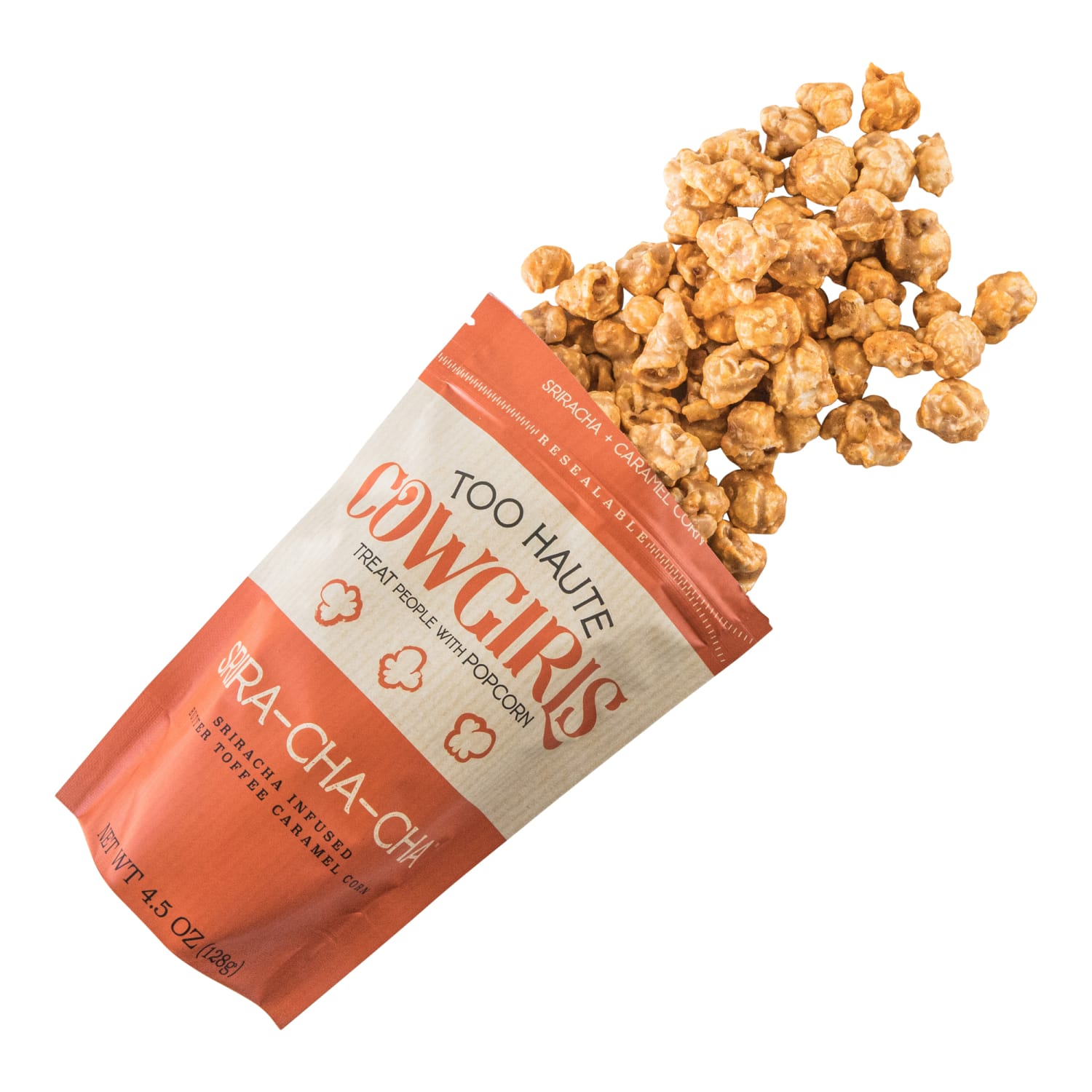Too Haute Cowgirls Srira-Cha-Cha Popcorn, 4.5 Oz, Case of 12 Bags - Image 3