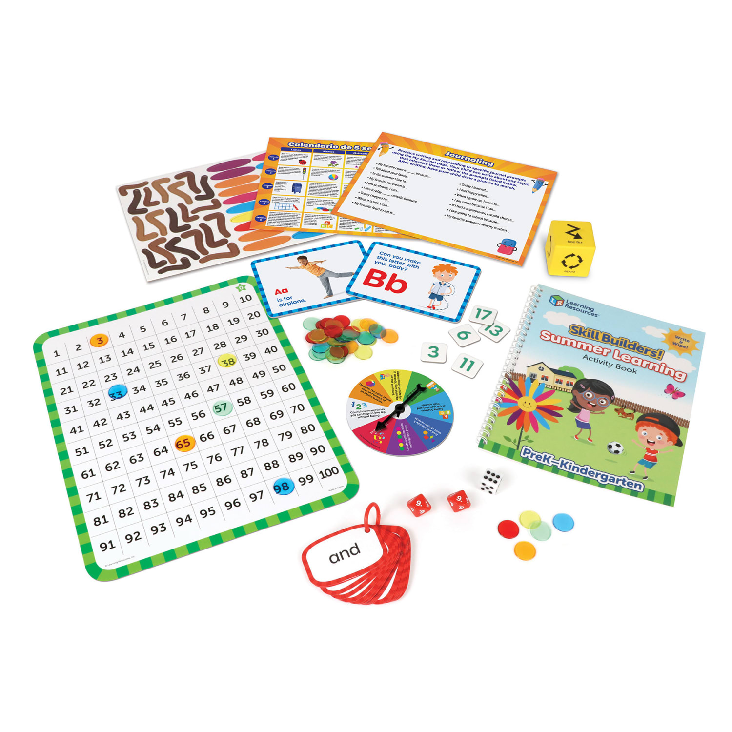 Learning Resources Skill Builders Summer Learning Activity Set, Multicolor, Grades Pre-K - K - Image 3