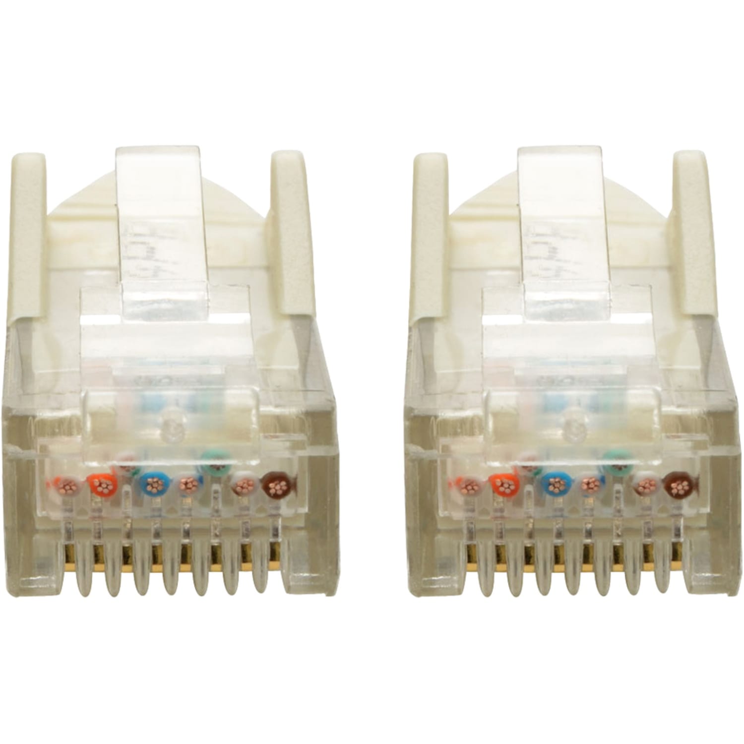 Tripp Lite Cat6 GbE Gigabit Ethernet Snagless Molded Patch Cable UTP White RJ45 M/M 4ft 4ft - 128 MB/s - N201004WH - Image 3