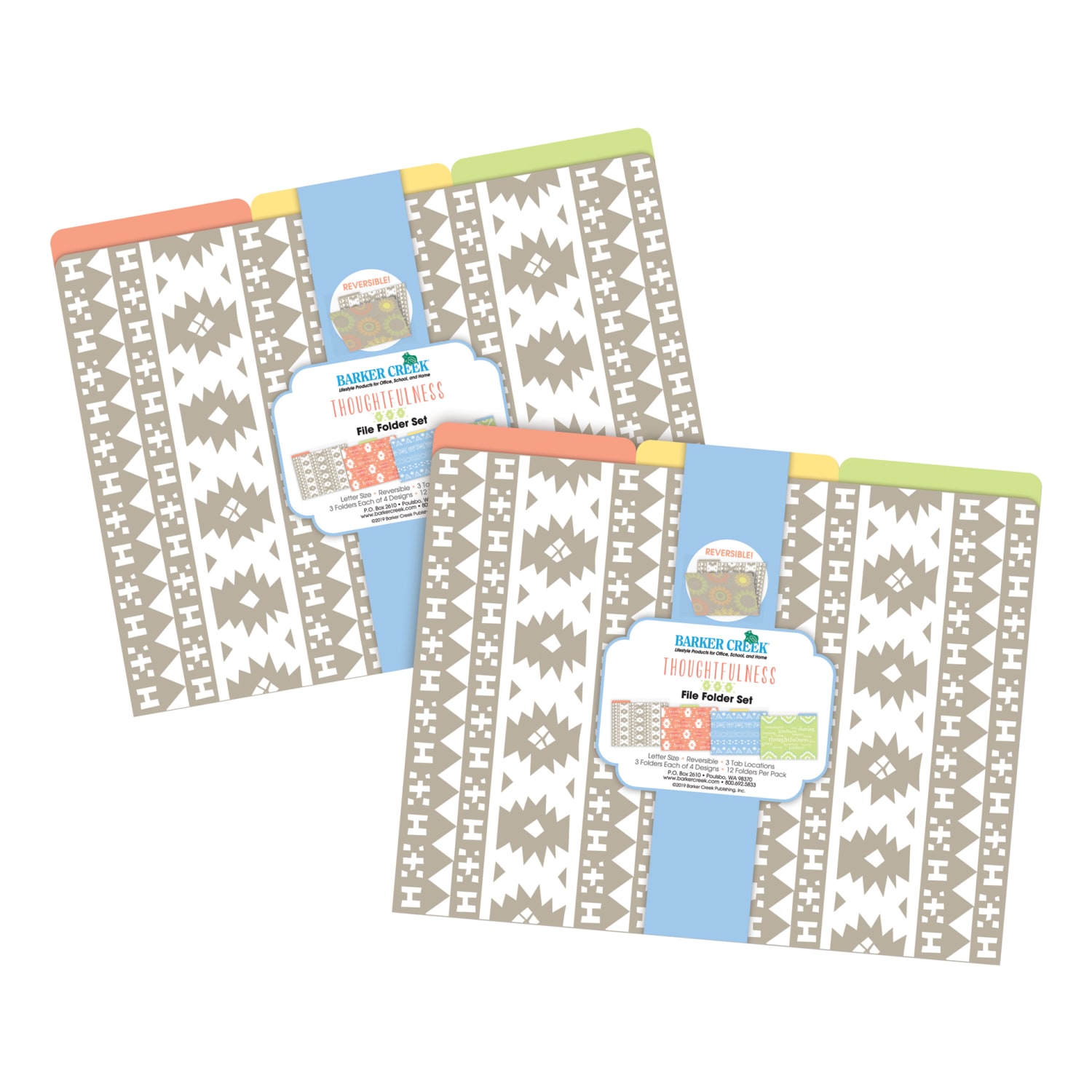 Barker Creek Tab File Folders, Letter Size, Thoughtfulness, Pack Of 24 Folders - Image 4
