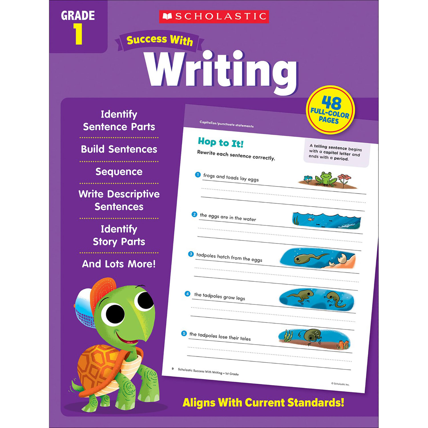 Scholastic Teacher Resources Grade Success Workbooks, 1st Grade, Set Of 4 Books - Image 3