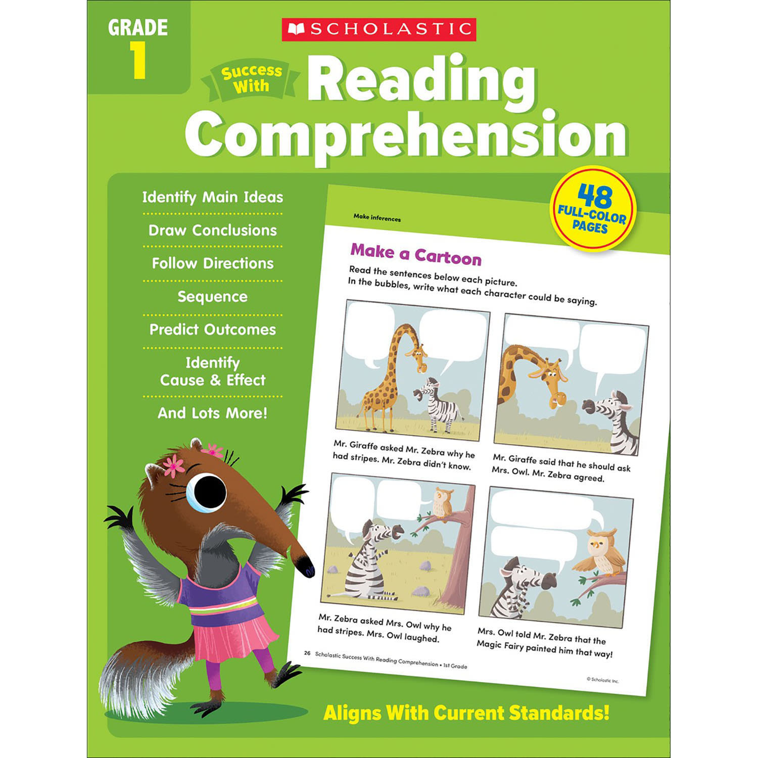 Scholastic Teacher Resources Grade Success Workbooks, 1st Grade, Set Of 4 Books - Image 4