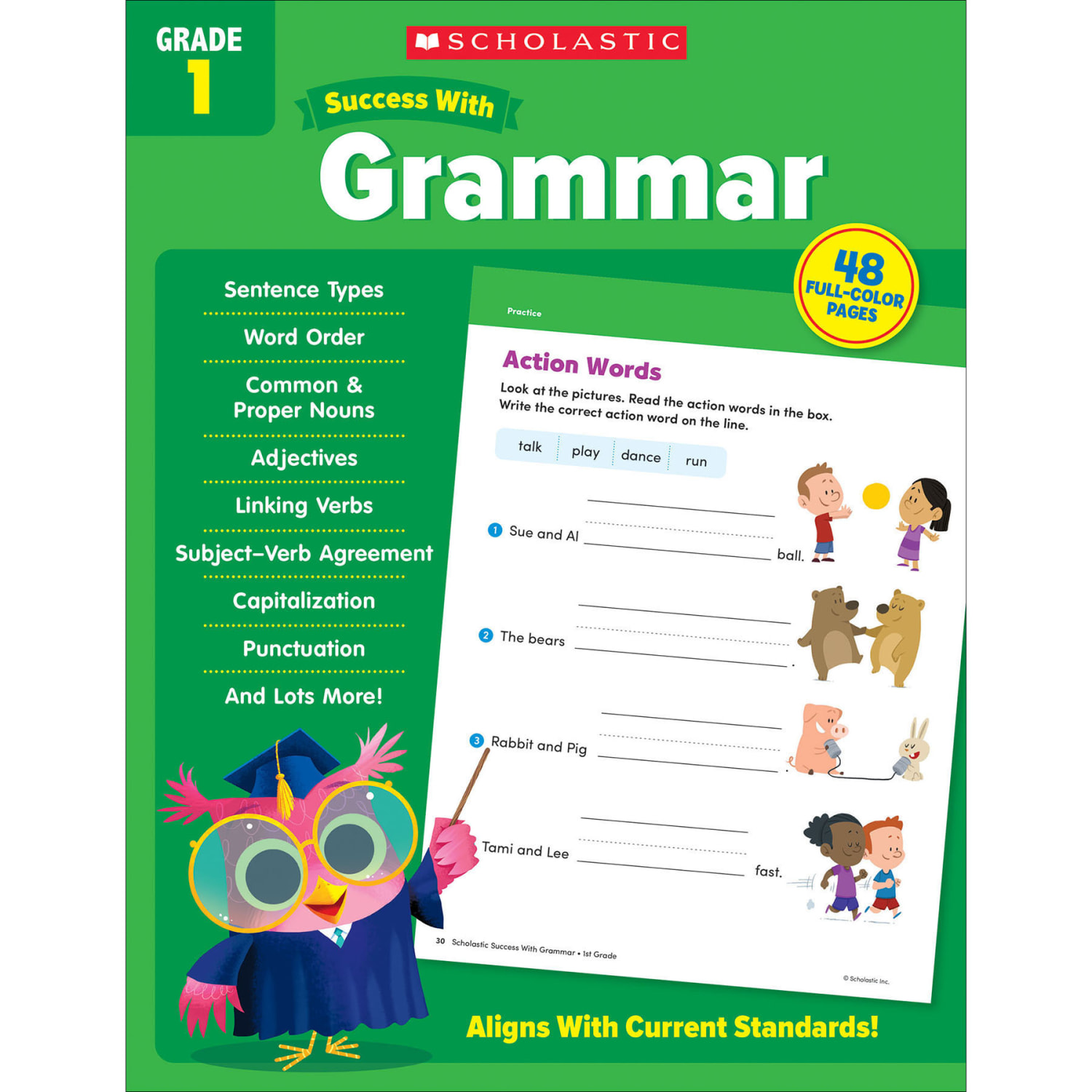 Scholastic Teacher Resources Grade Success Workbooks, 1st Grade, Set Of 4 Books - Image 6