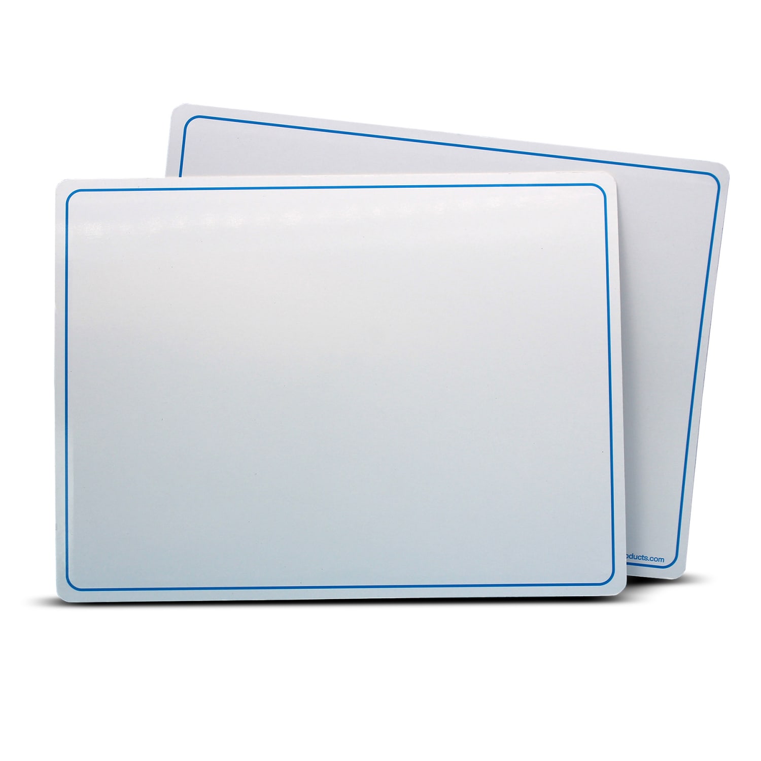 Flipside Products Magnetic Dry-Erase Learning Mats, 2-Sided Plain, 9in x 12in, Pack Of 12 Mats