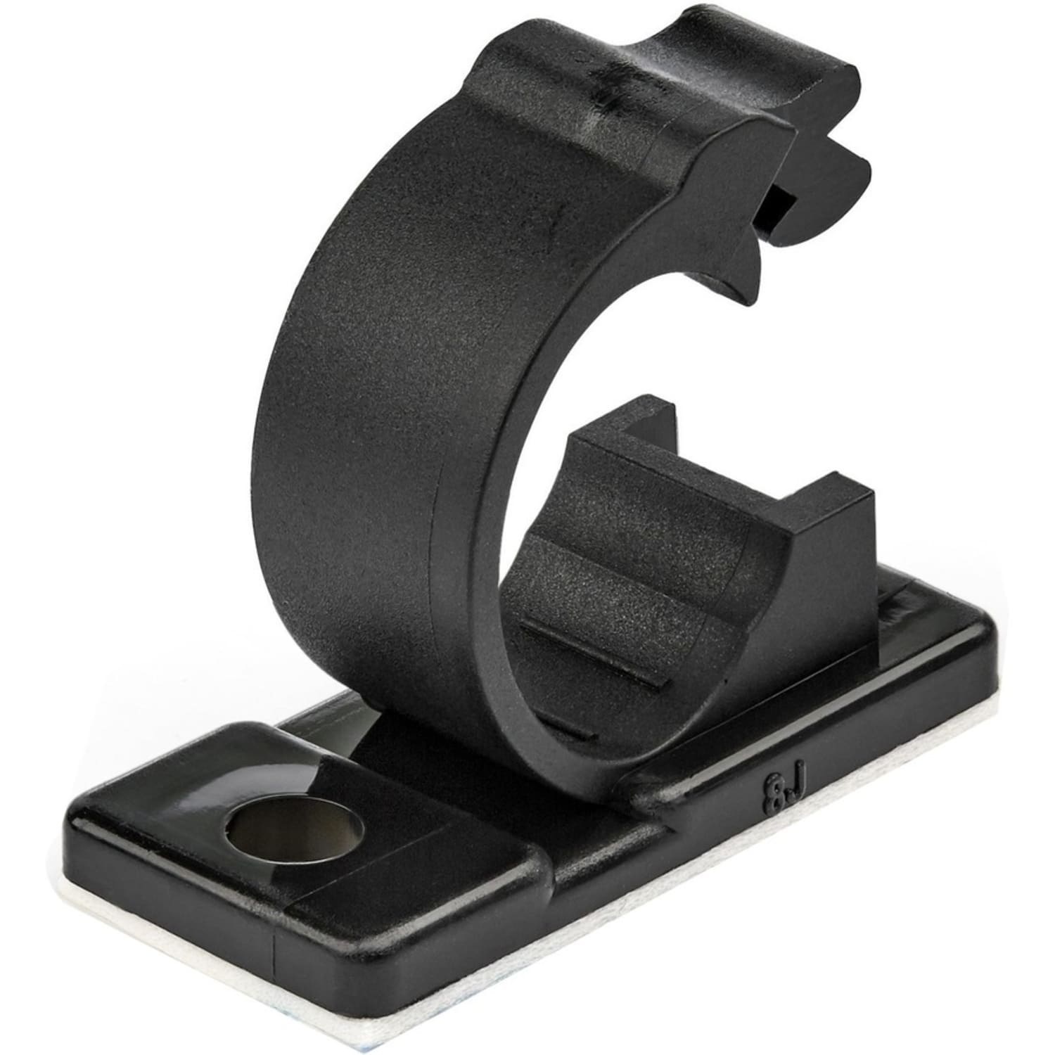 StarTech.com CBMCC2 100 Self Adhesive Cable Management Clips - Ethernet/Network Cable/Office Desk Cord Organizer - Sticky Wire Holder/Clamp Black - Image 3
