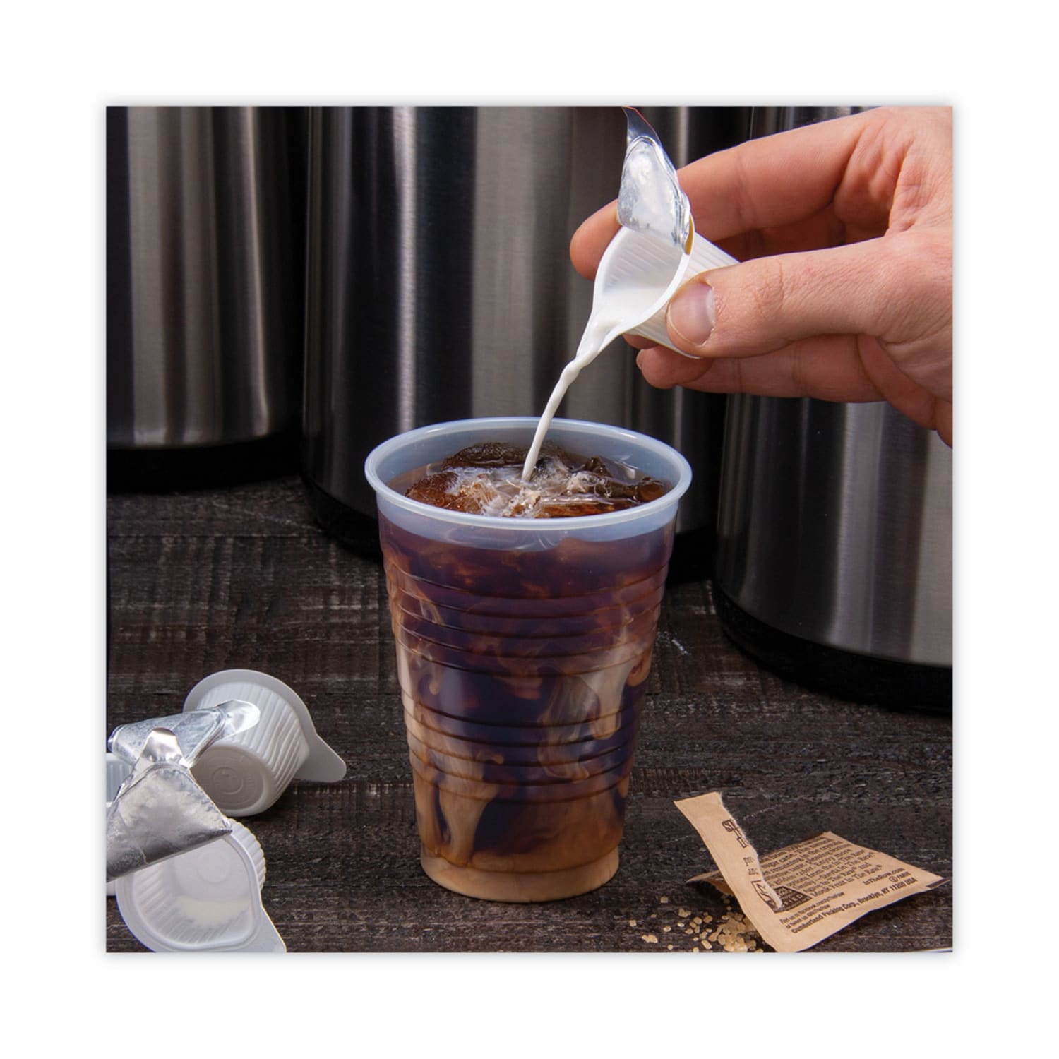 Dart High-Impact Polystyrene Cold Cups, 10 Oz, Clear, Sleeve Of 100 Cups, Carton Of 25 Sleeves - Image 6