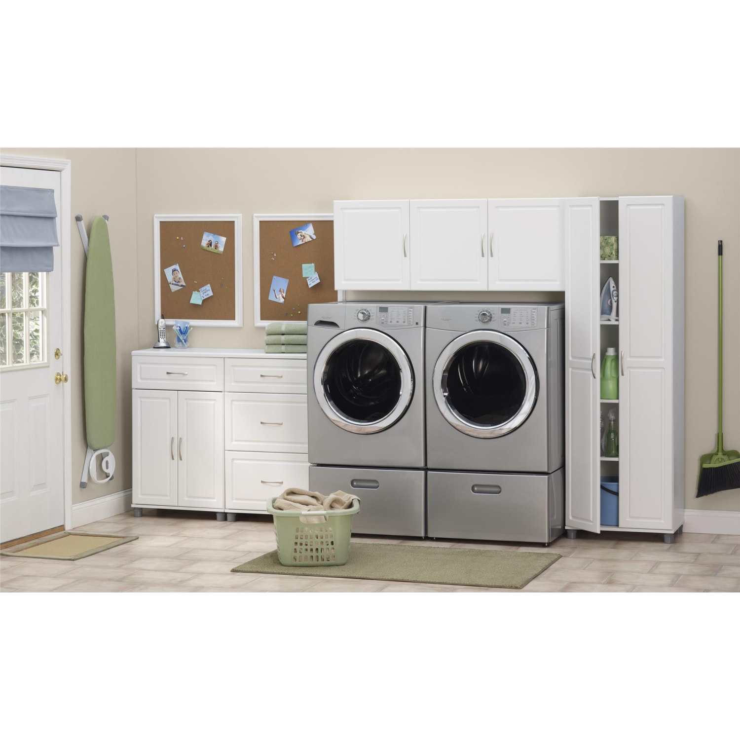 Ameriwood Home Kendall Base Storage Cabinet, 3 Drawers, White - Image 5
