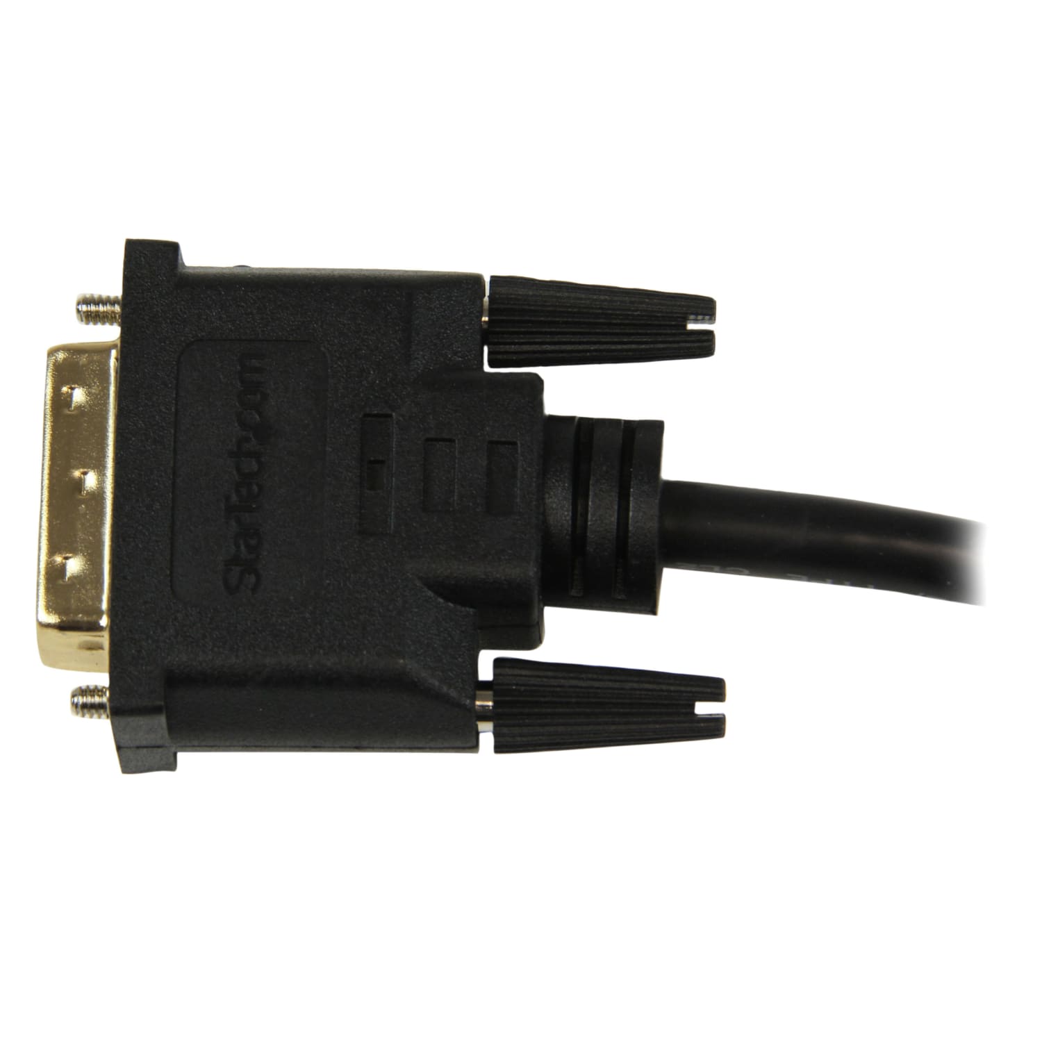 StarTech.com 8in HDMI to DVI-D Video Cable Adapter - HDMI Female to DVI Male - 8in DVI/HDMI Video Cable for Video Device, Notebook - First End: 1 x HDMI Female Digital Audio/Video - Second End: 1 x DVI-D Male Digital Video - Shielding - Black - 1 Pack - Image 5