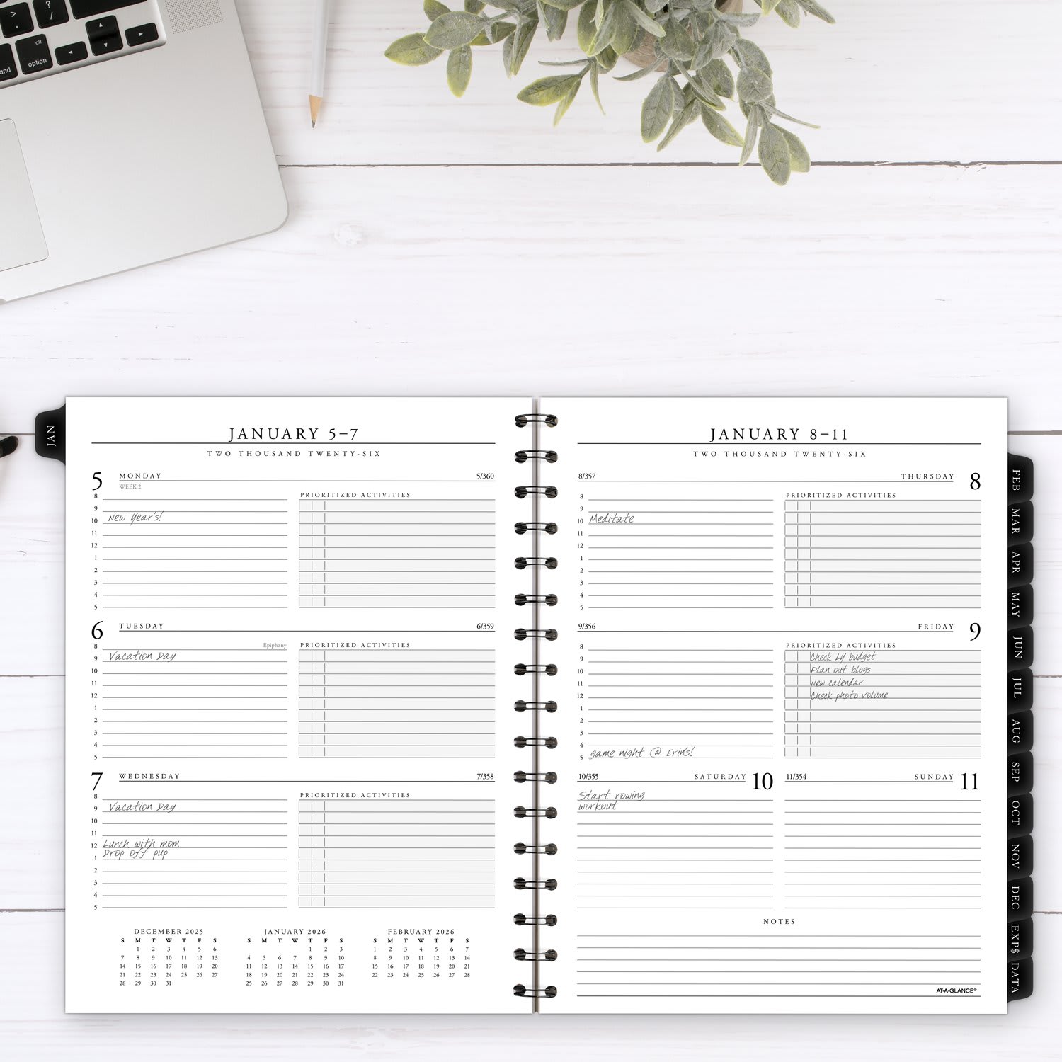 AT-A-GLANCE Executive 2026 Weekly Monthly Appointment Book Refill, Medium, 6 1/2in x 8 3/4in - Image 3