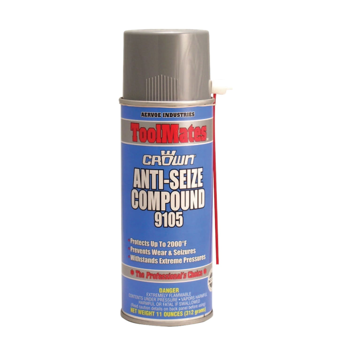 Aervoe Anti Seize Compounds, 16 oz Aerosol Can, Black