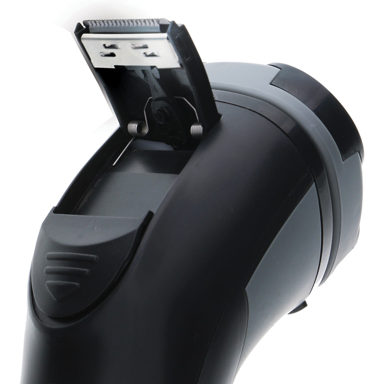 Barbasol Mens Rechargeable Dry Rotary Shaver With Pop-Up Trimmer, Black - Image 6