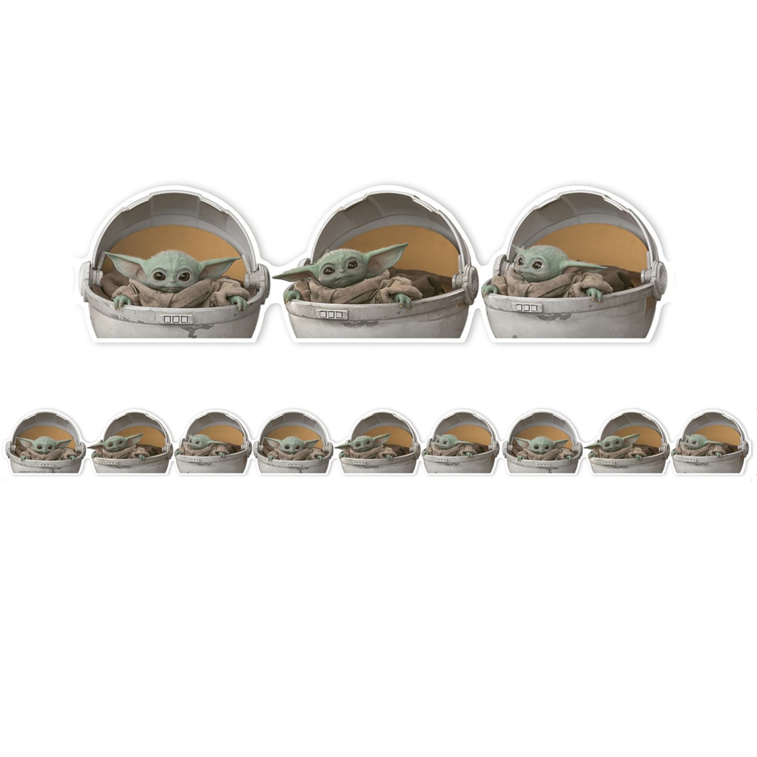 Eureka School Extra-Wide Deco Trim, Star Wars The Mandalorian, 37' Per Pack, Set Of 3 Packs - Image 3