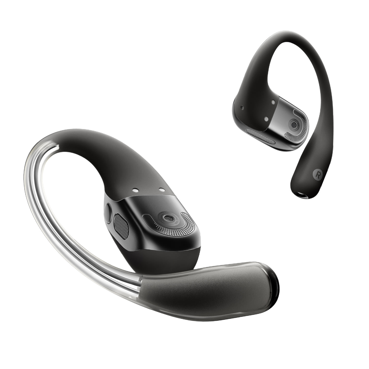 Shokz OpenFit 2 True Wireless Bluetooth Open-Ear Earbuds with Microphone & Wireless Charging Case, Black - Image 4