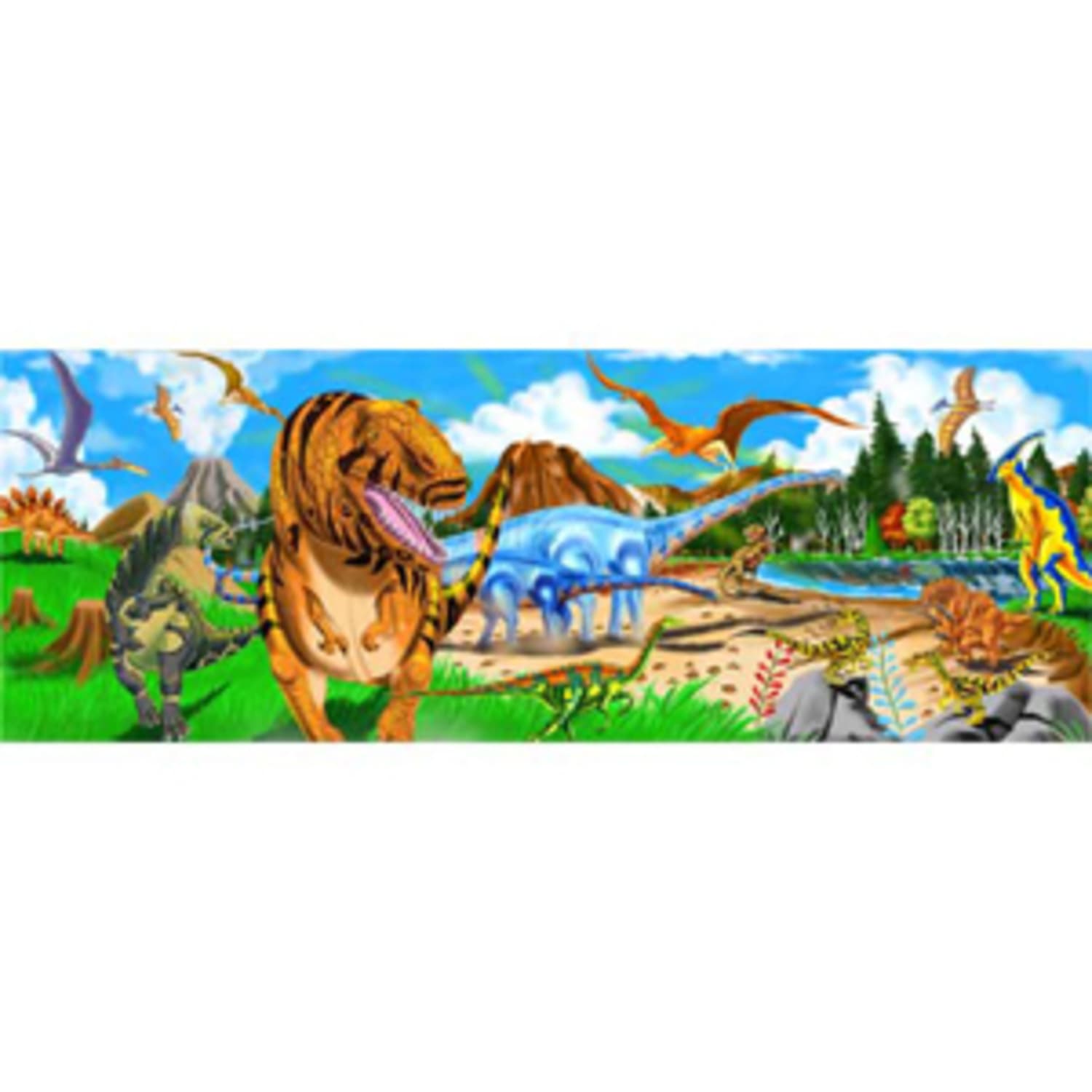 Melissa & Doug Land Of Dinosaurs Floor Puzzle - 48 Pieces - Image 3